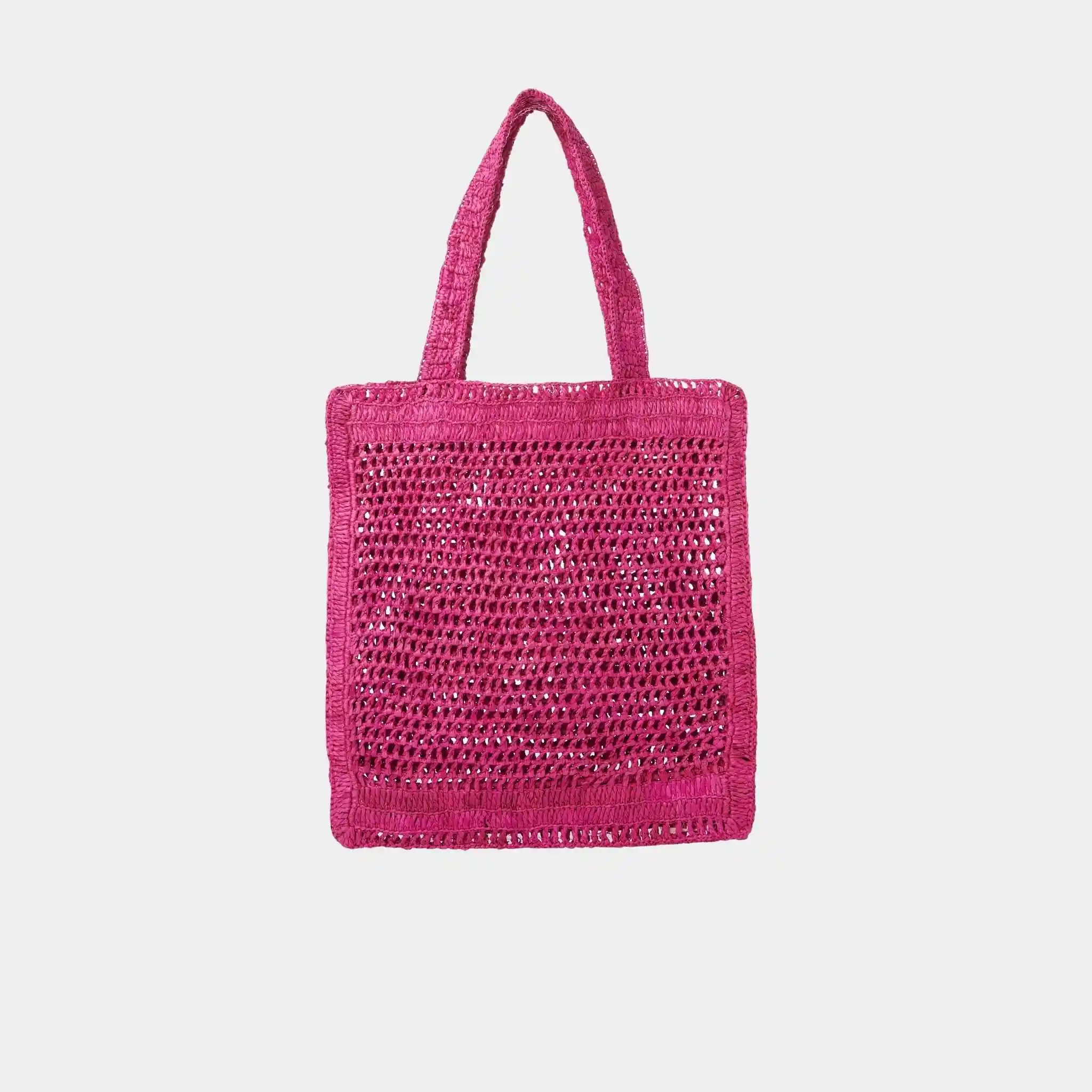 Summer Banana Tote Bag in Raffia - Image 6