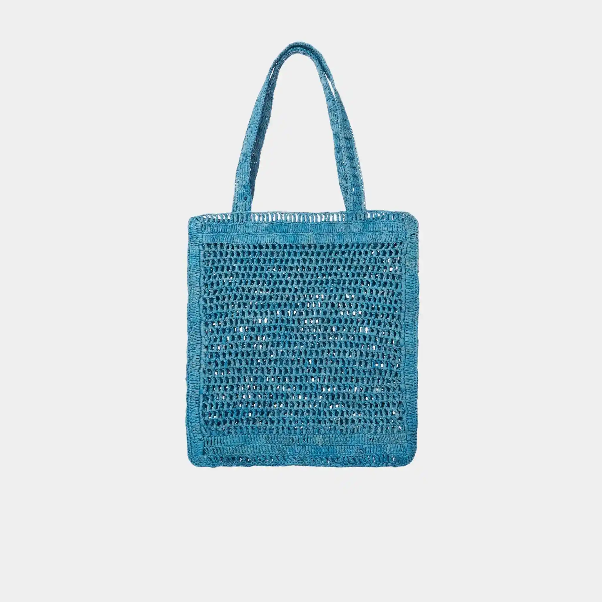 Summer Banana Tote Bag in Raffia - Image 8