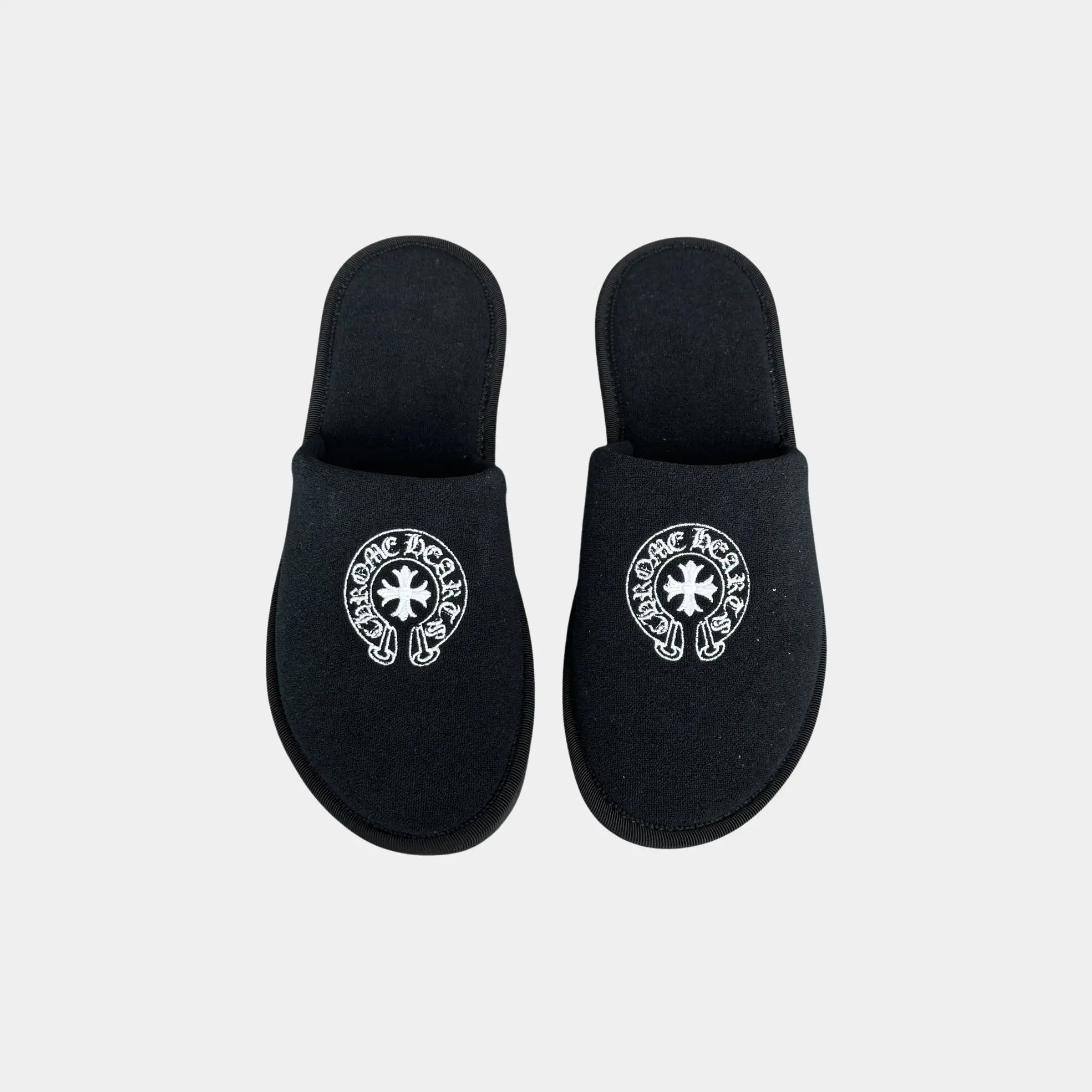 Cross Horse Shoe Logo Slippers