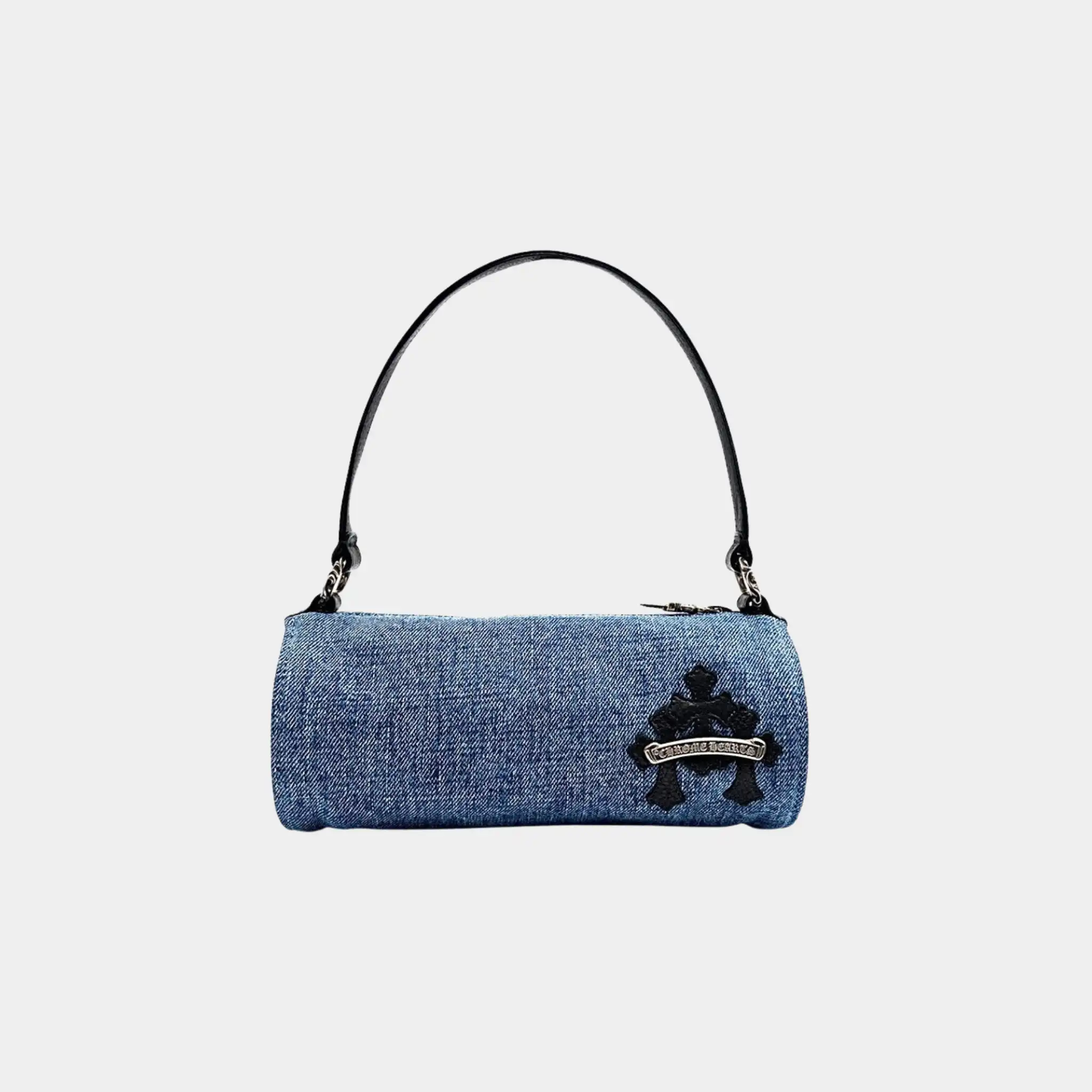 Mini JoJo Bag in Denim & Black