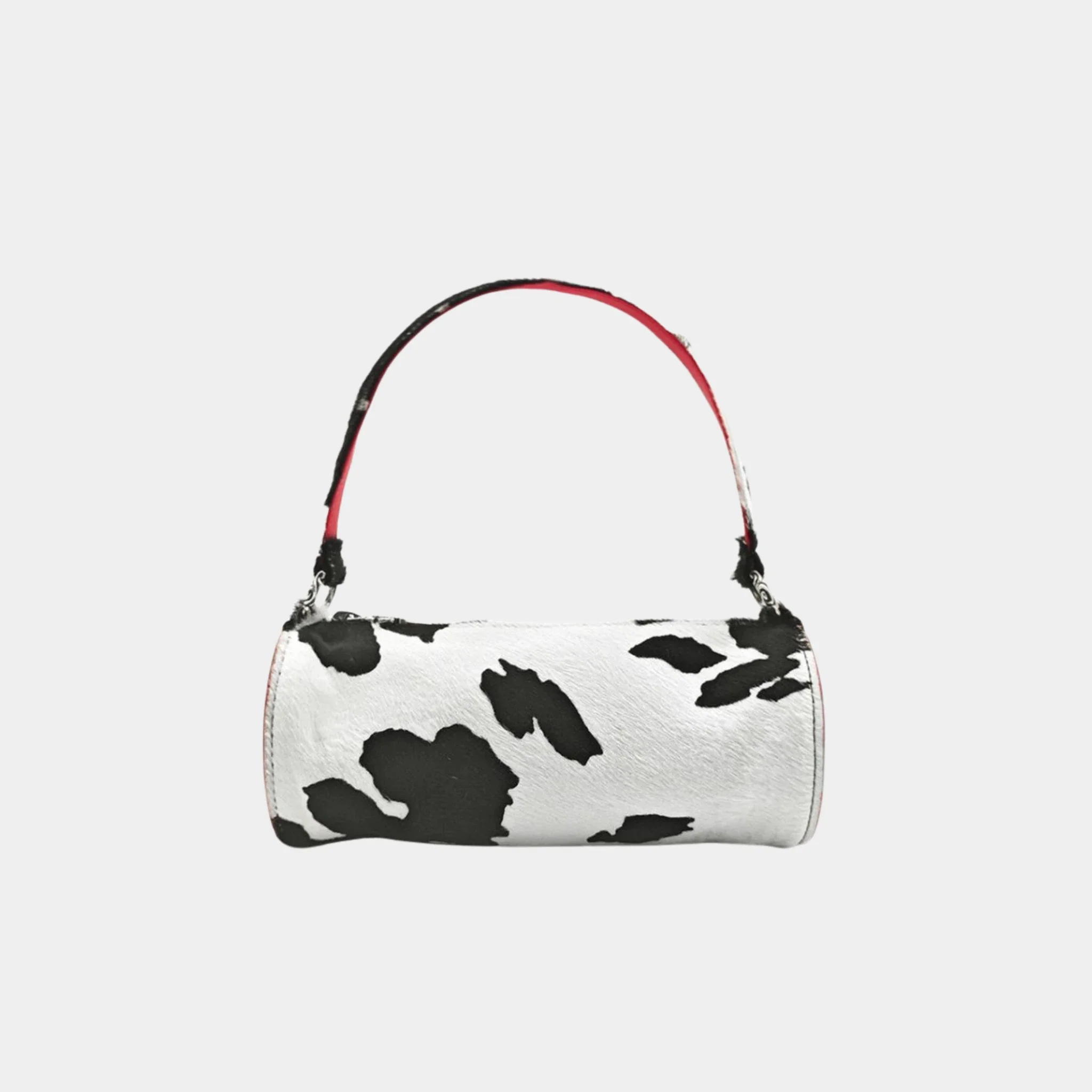 Mini JoJo Bag in White Black & Red - Image 3