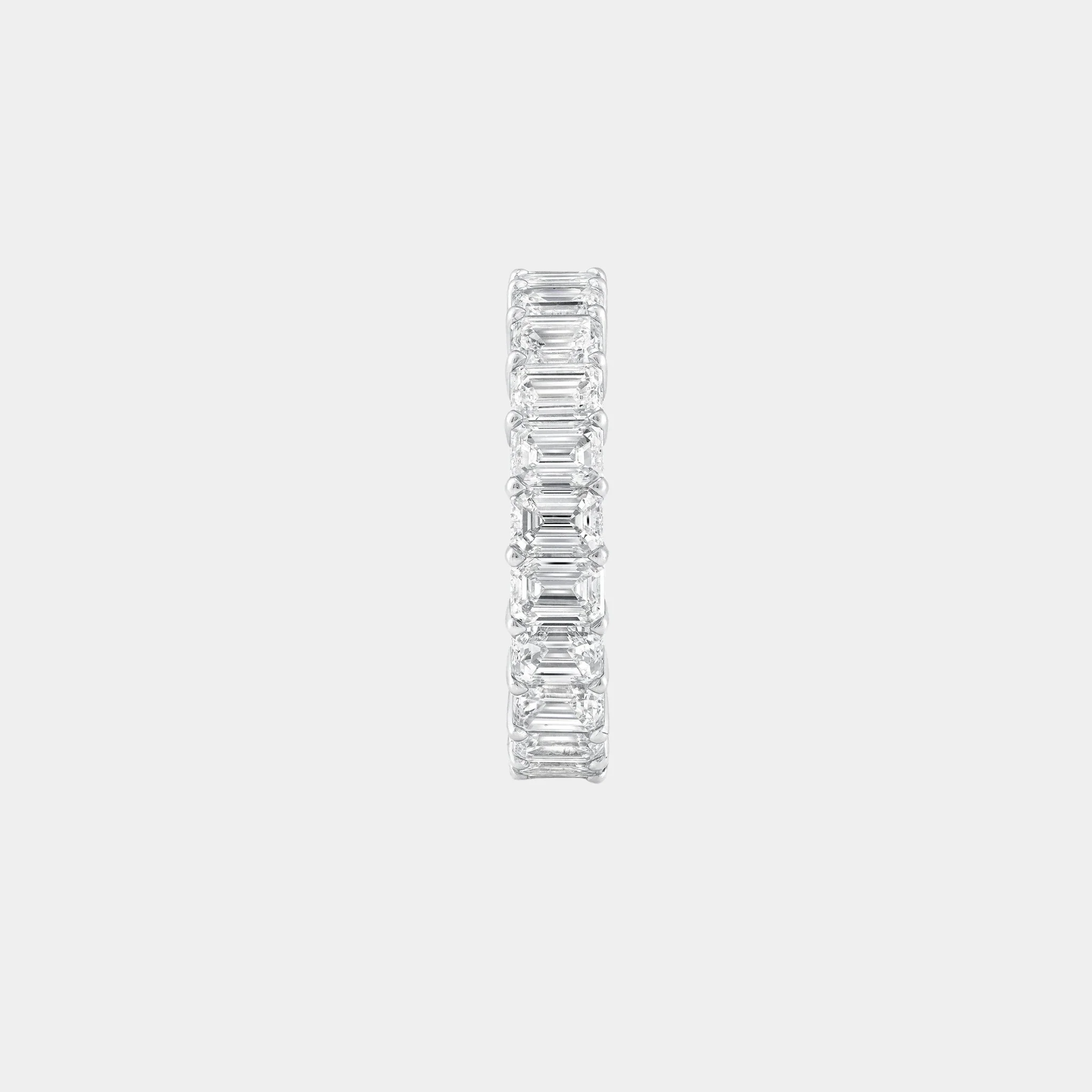 Classic Graff Emerald Cut Diamond Wedding Band - Image 2