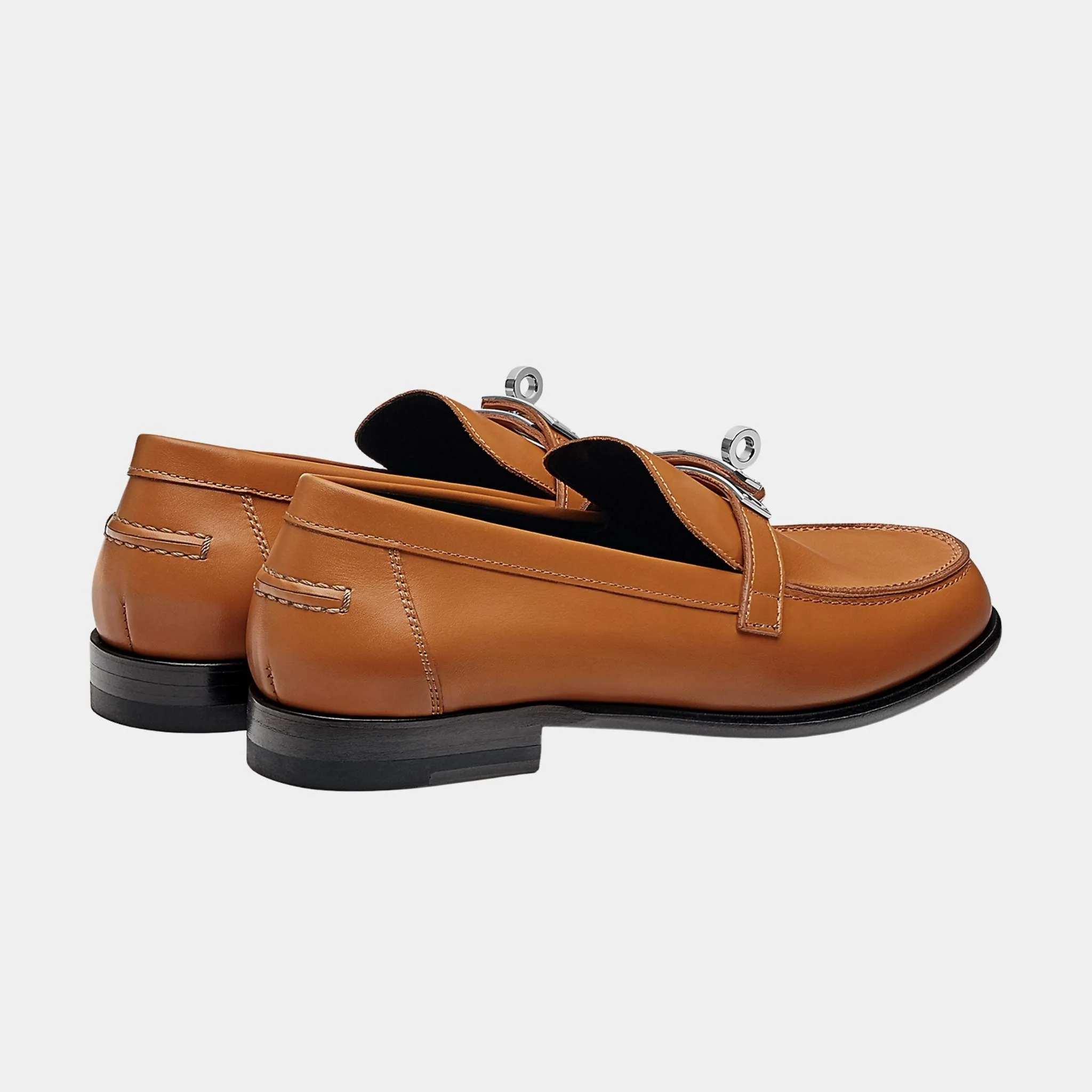 Destin Loafer in Calfskin with Palladium Plated Buckle - Image 3
