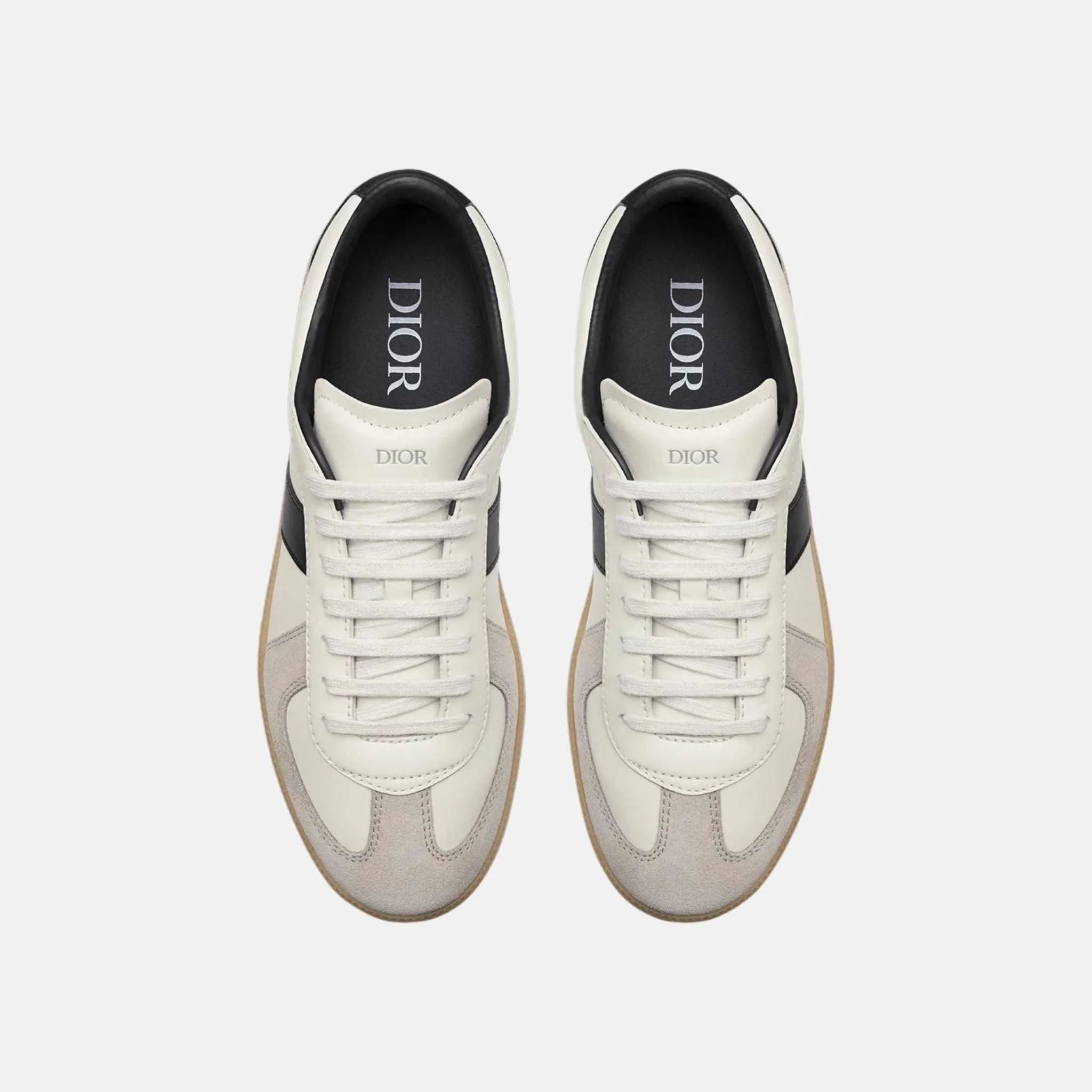B01 Matchpoint Sneaker In Smooth Calfskin With Suede - Image 2