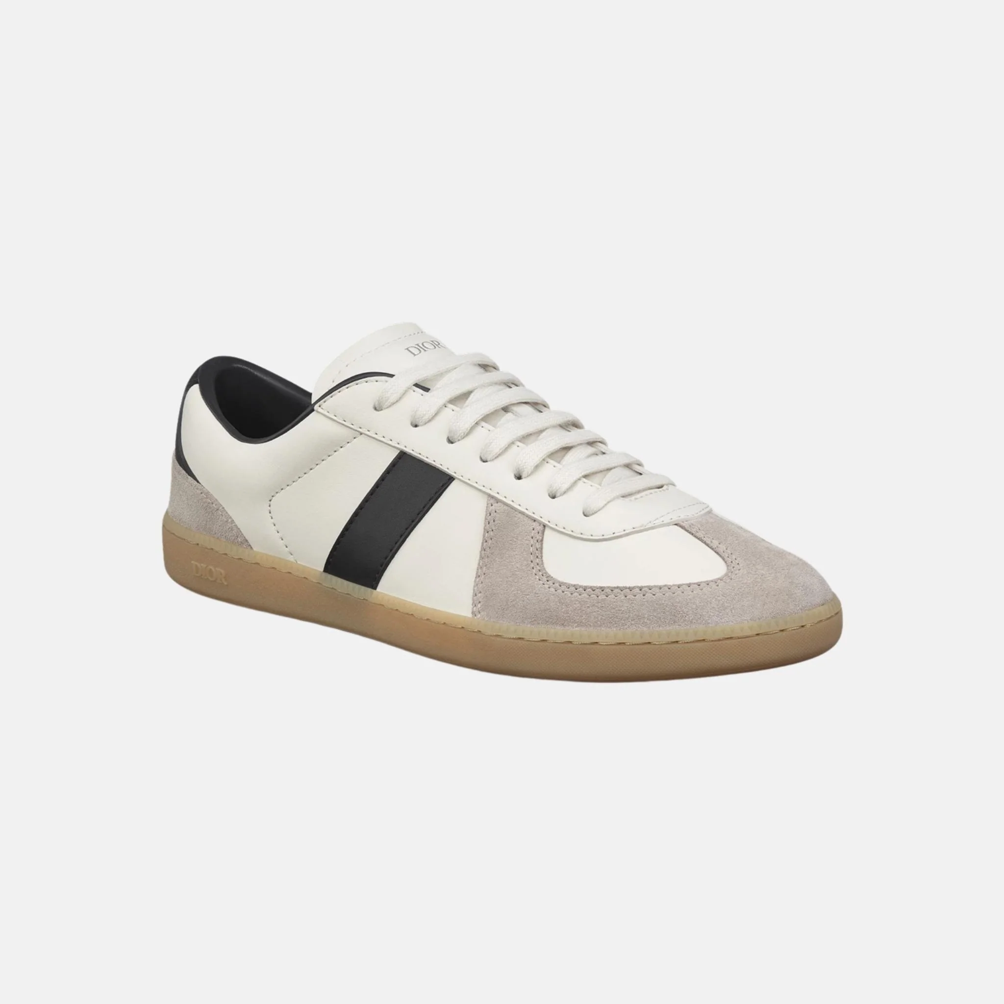 B01 Matchpoint Sneaker In Smooth Calfskin With Suede - Image 3