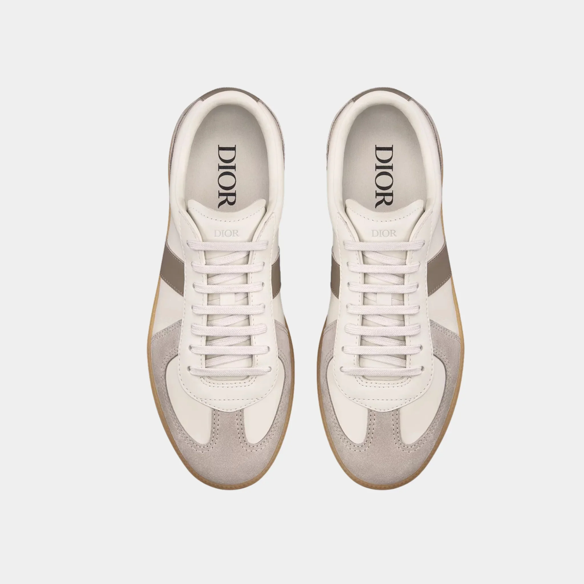 B01 Matchpoint Sneaker In Smooth Calfskin With Suede - Image 5