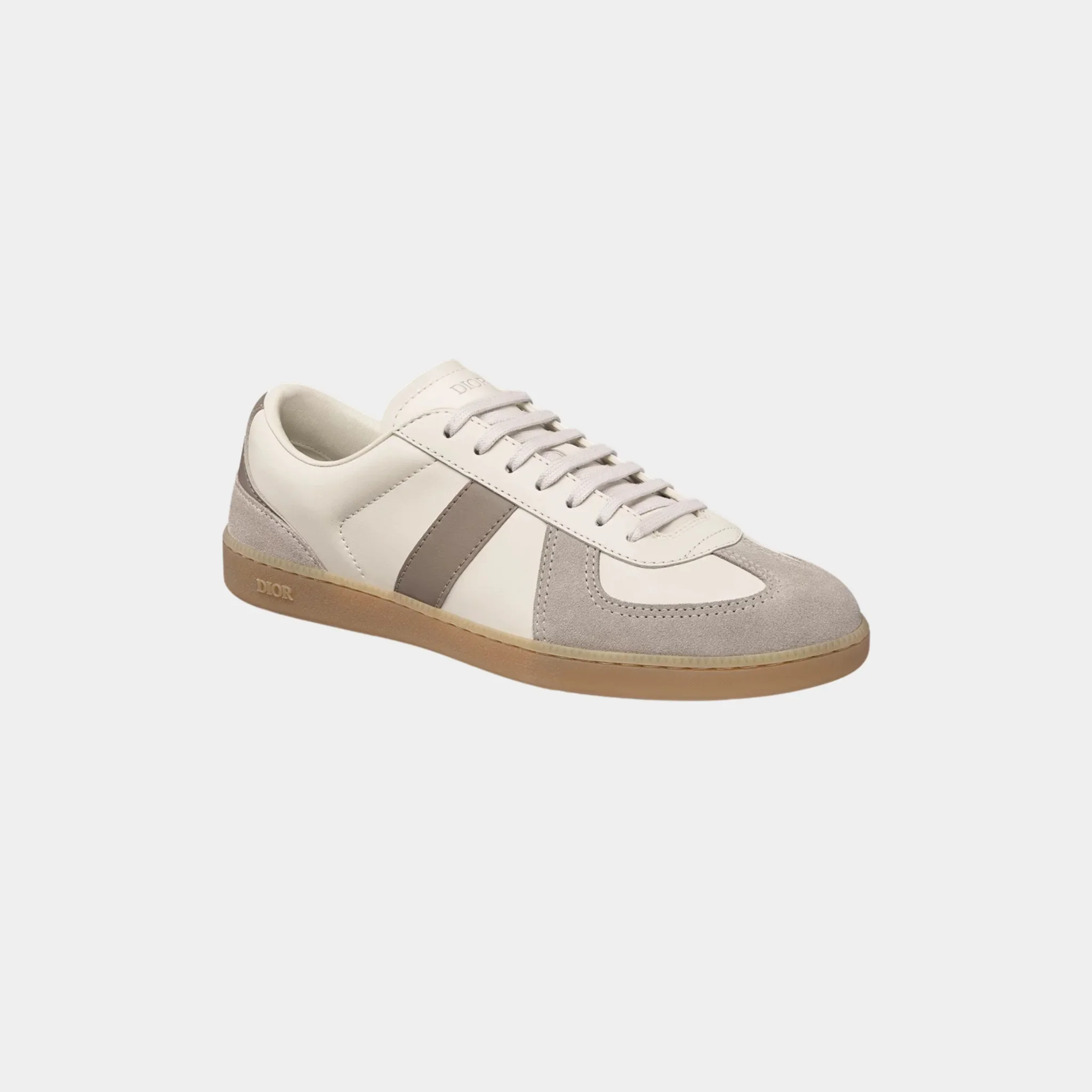 B01 Matchpoint Sneaker In Smooth Calfskin With Suede - Image 6