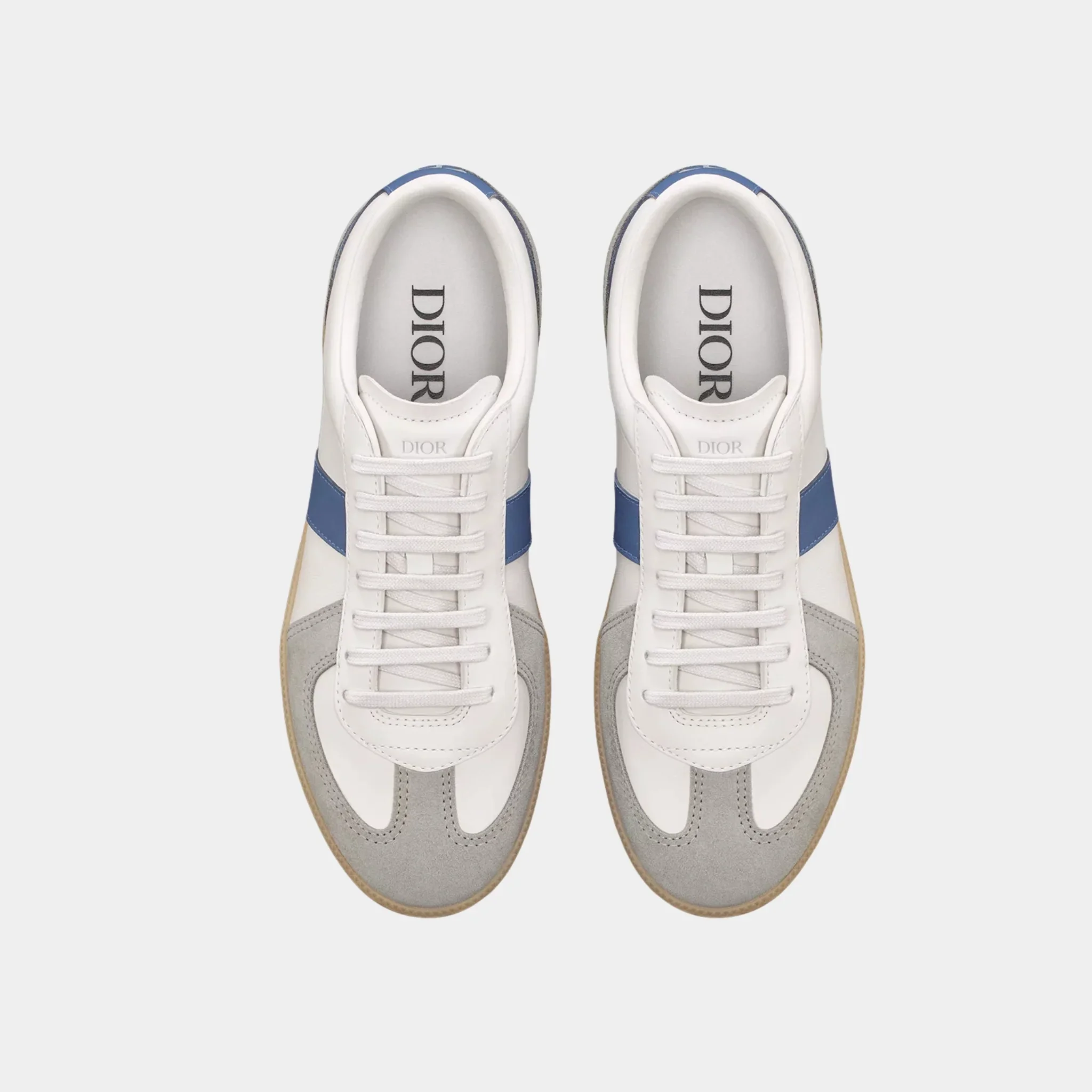 B01 Matchpoint Sneaker In Smooth Calfskin With Suede - Image 8