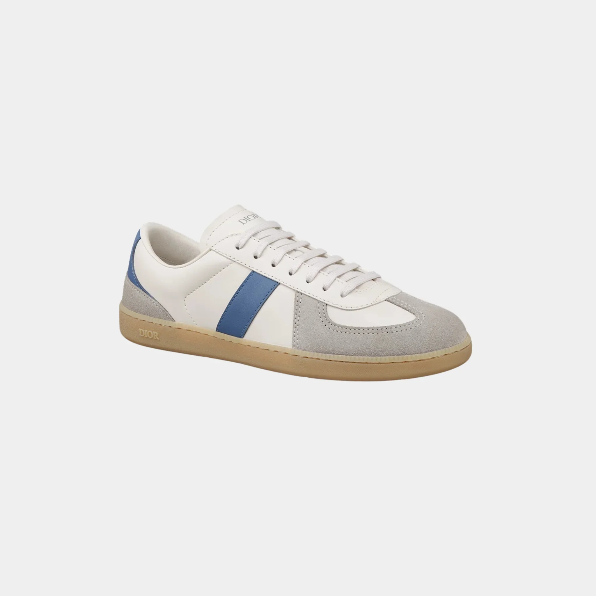 B01 Matchpoint Sneaker In Smooth Calfskin With Suede - Image 9