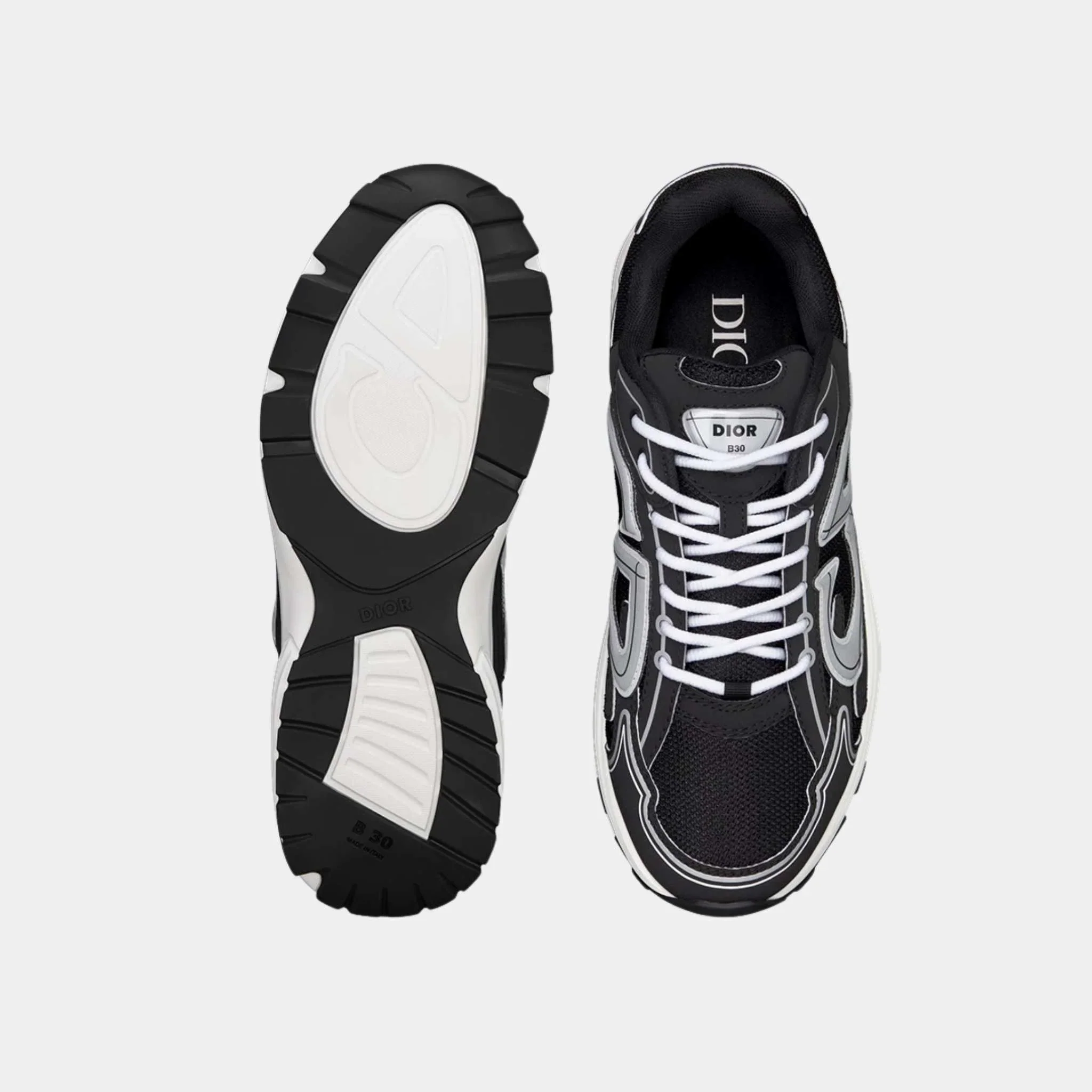 B30 Countdown Sneaker Black Mesh and Technical Fabric - Image 3