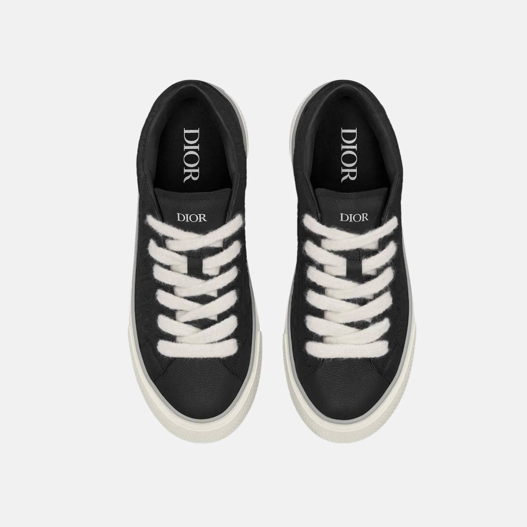 B33 Spin Sneaker In Grained Calfskin And Dior Gravity Leather - Image 11