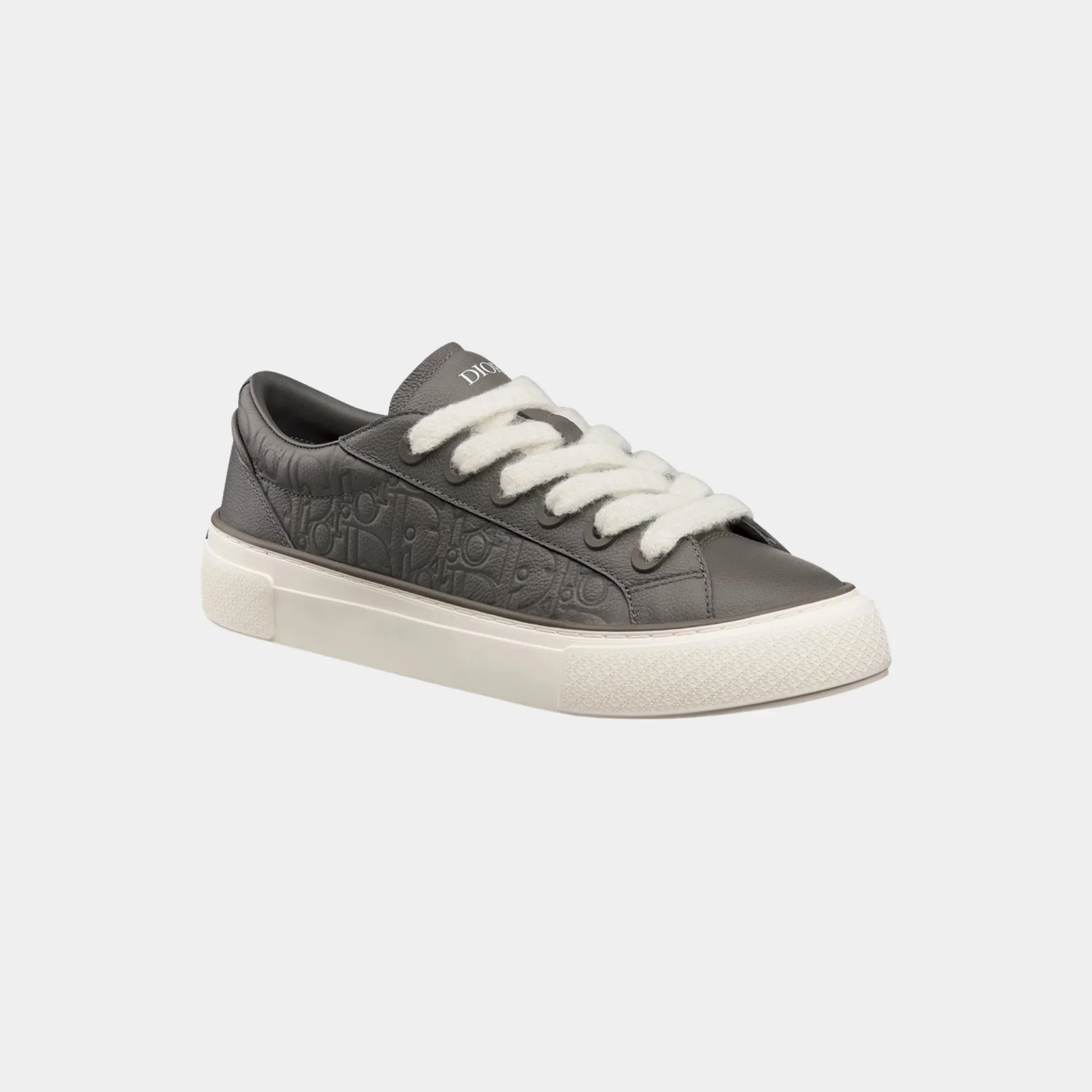 B33 Spin Sneaker In Grained Calfskin And Dior Gravity Leather - Image 3