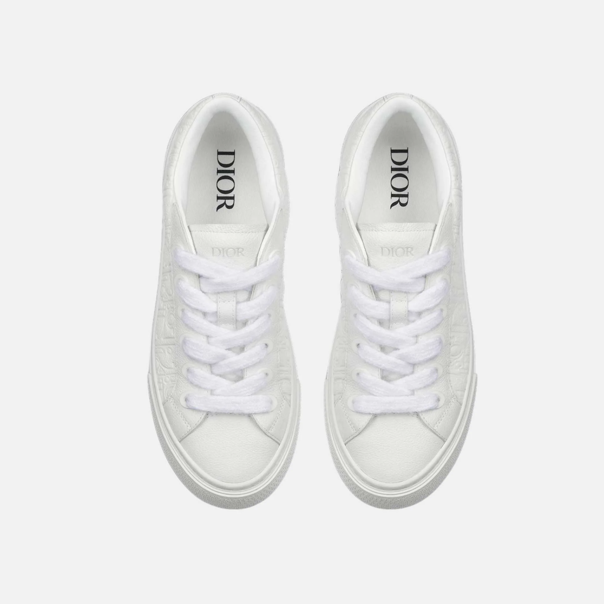 B33 Spin Sneaker In Grained Calfskin And Dior Gravity Leather - Image 5