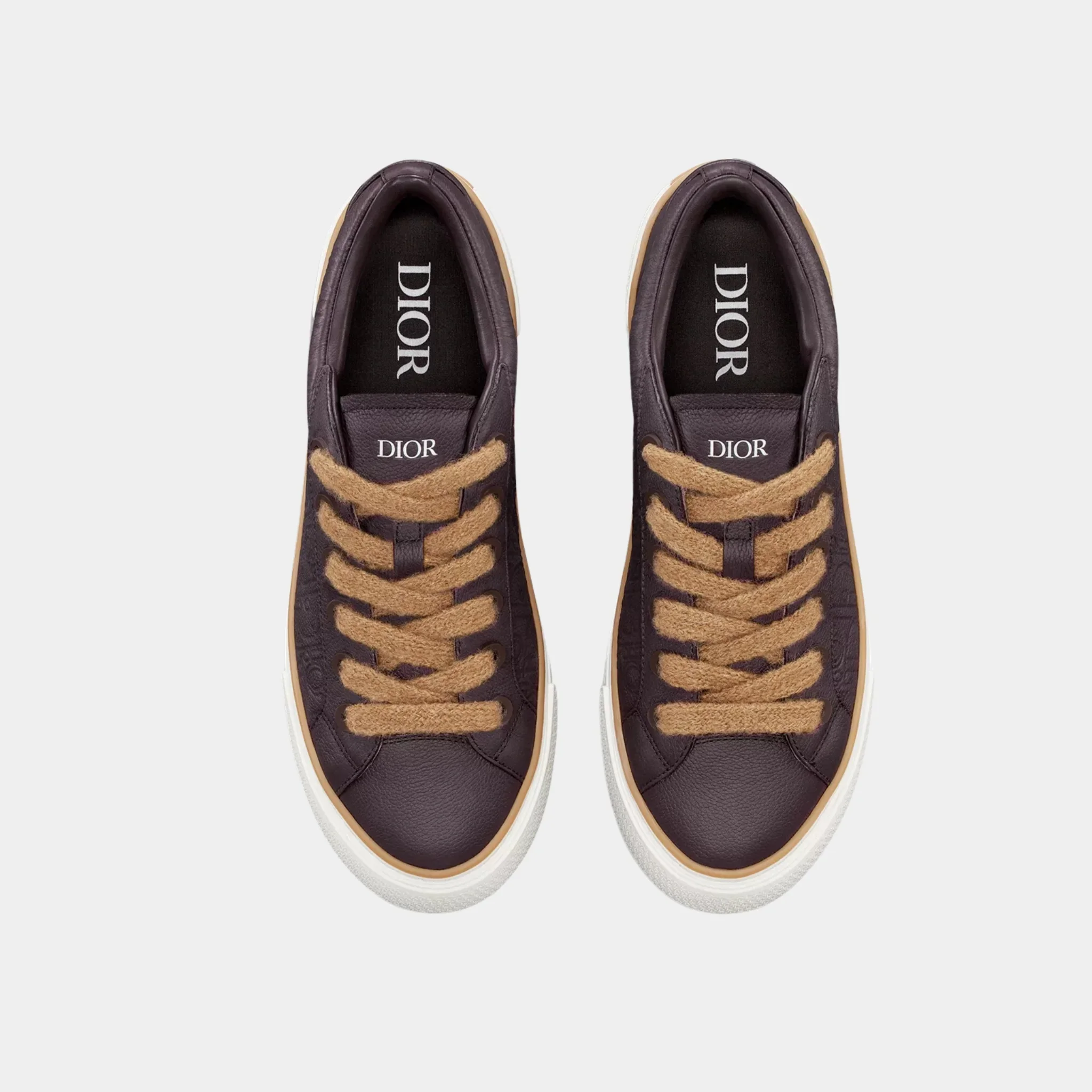 B33 Spin Sneaker In Grained Calfskin And Dior Gravity Leather - Image 8