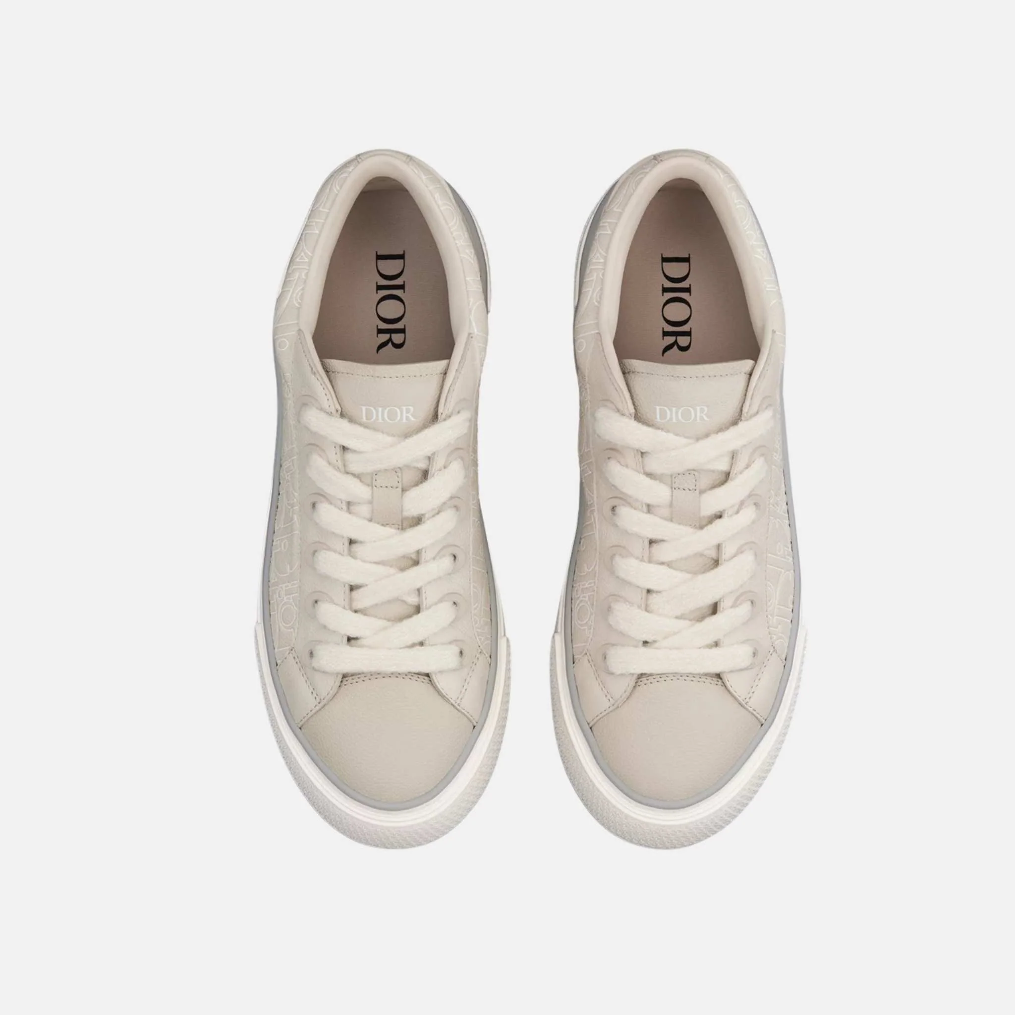 B33 Spin Sneaker In Grained Calfskin And Gravity Outline Leather - Image 2