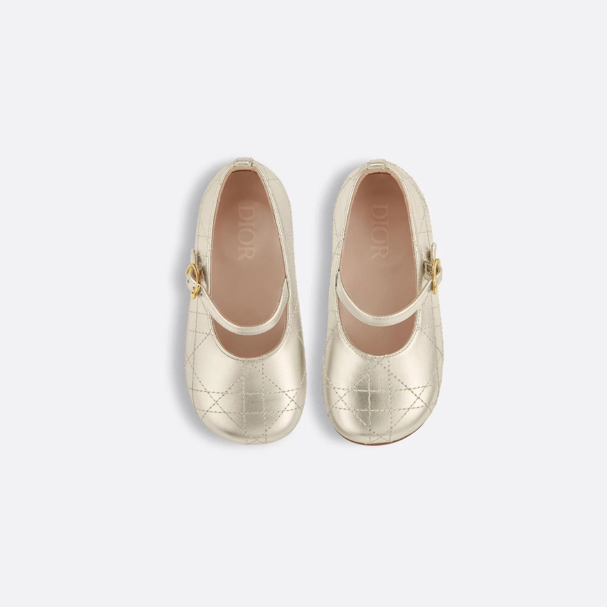 Baby Ballet Flat Cannage Calfskin - Image 3
