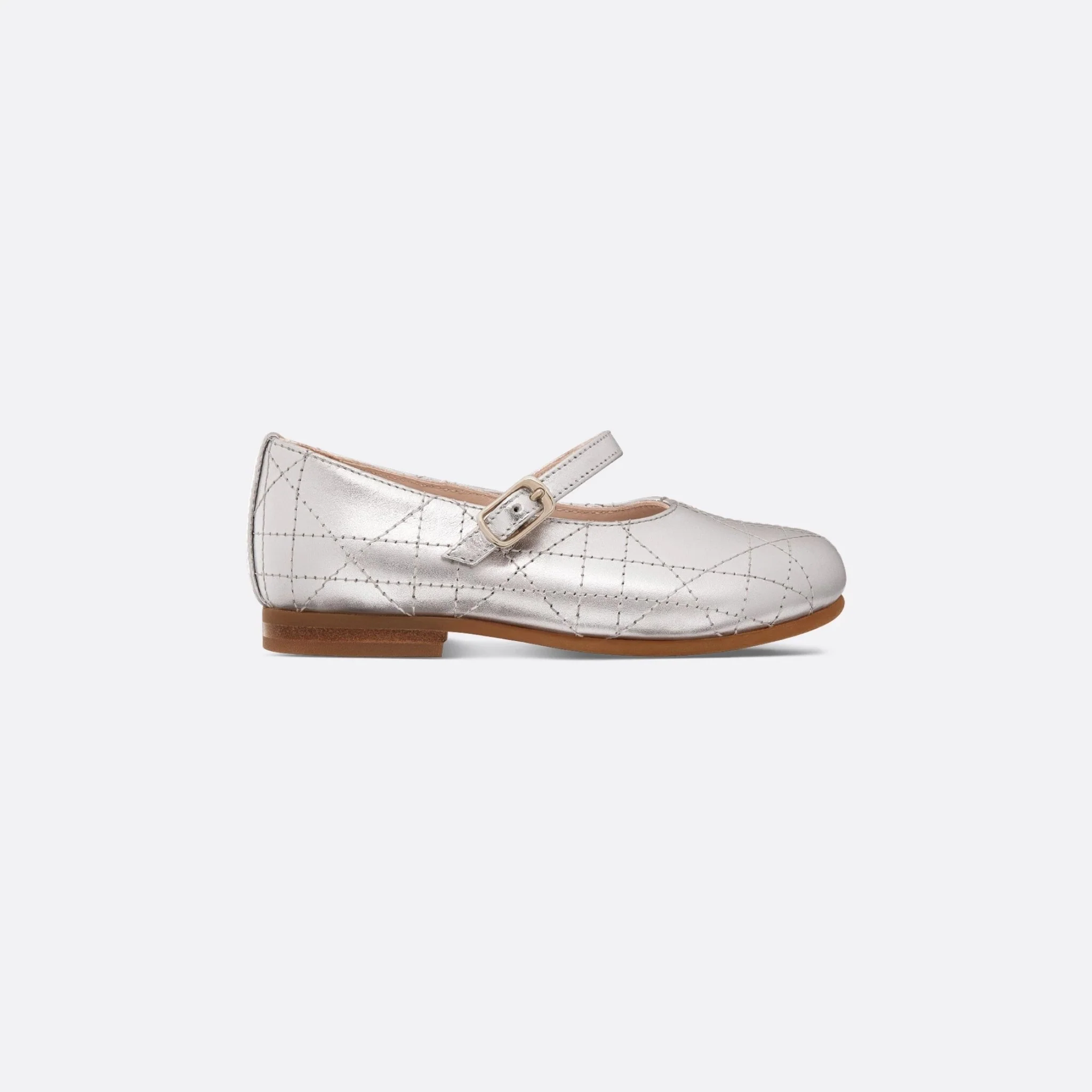 Baby Ballet Flat Cannage Calfskin - Image 4