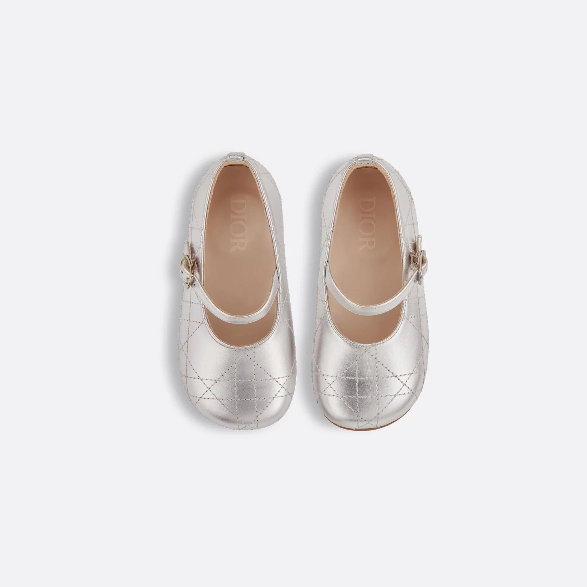 Baby Ballet Flat Cannage Calfskin - Image 6