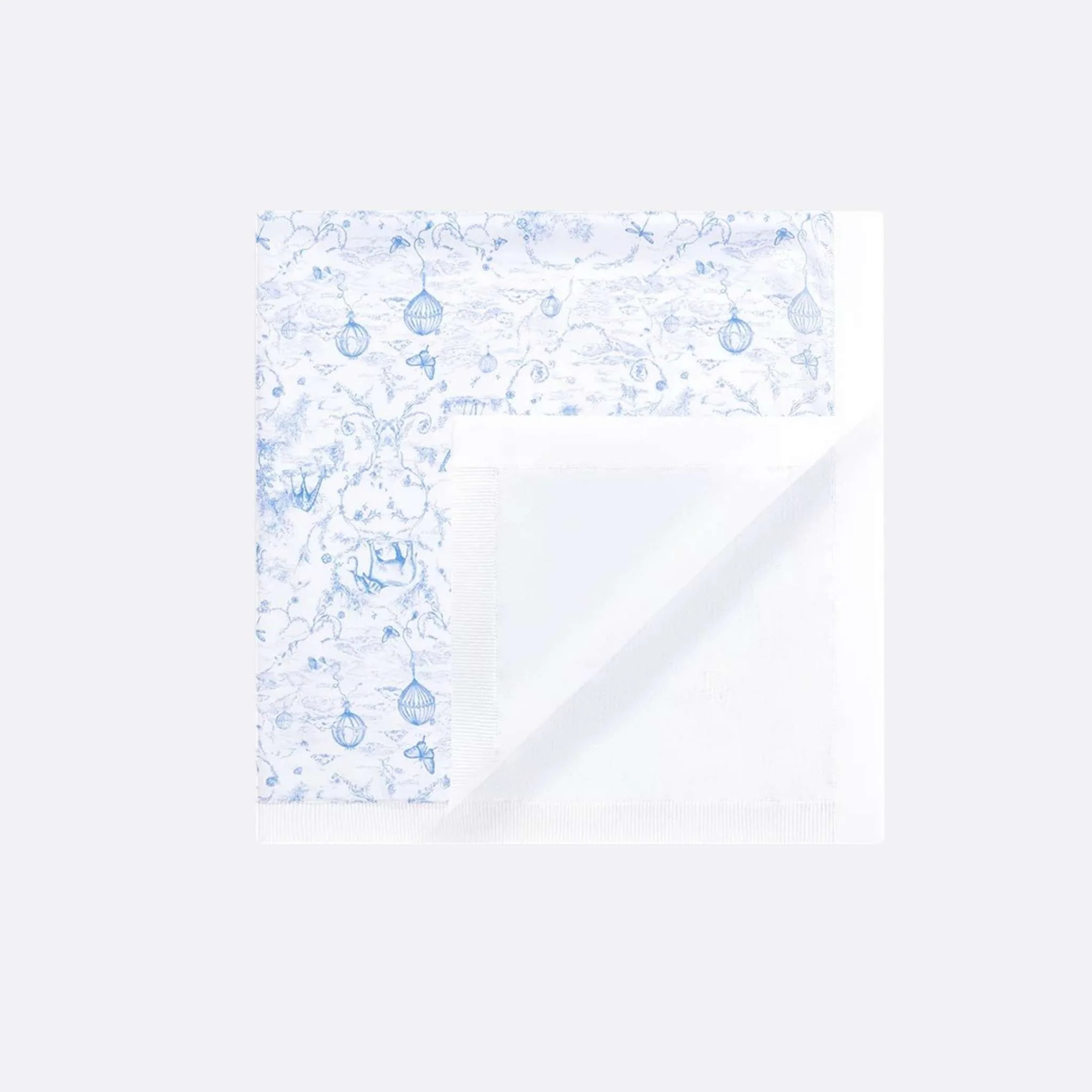 Baby Blanket White Cotton Knit - Image 6