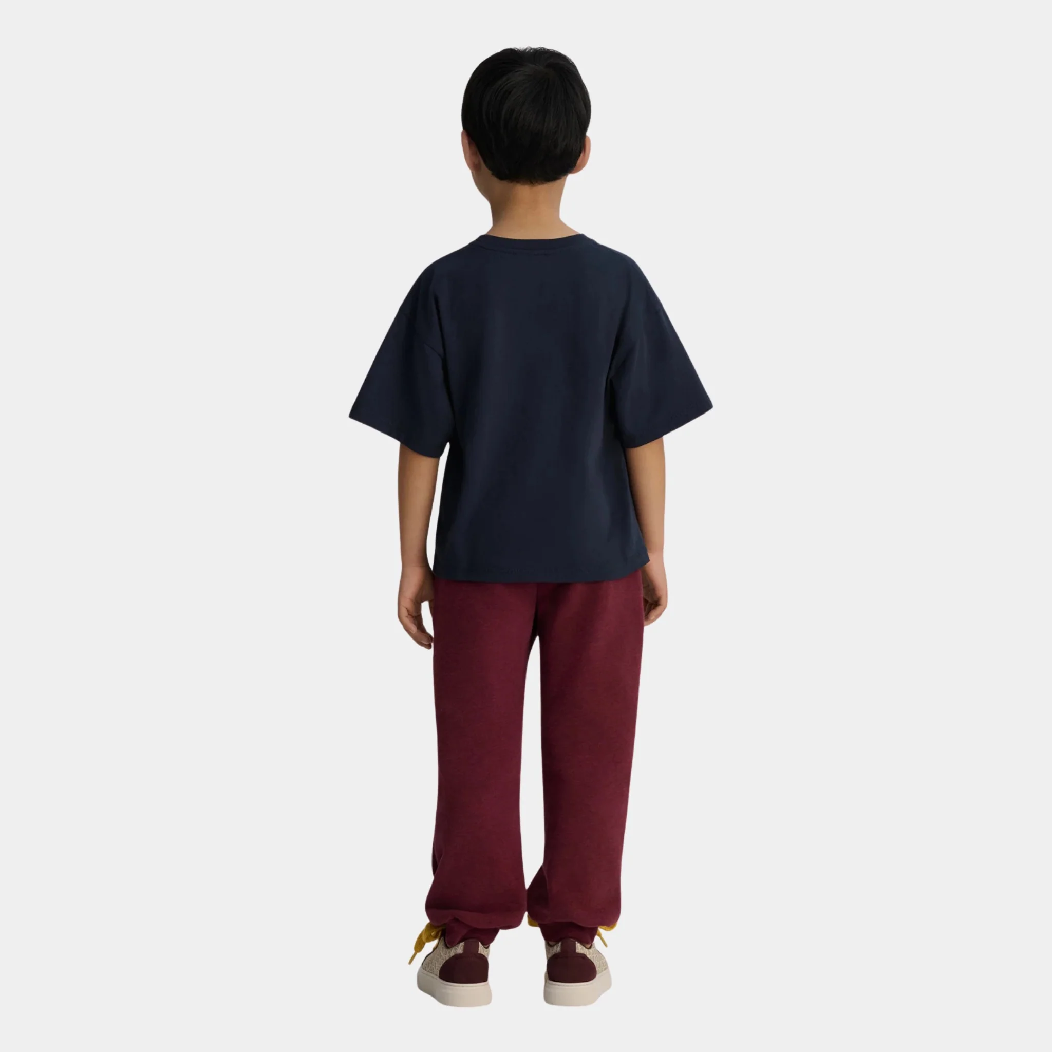 Childrens Jogging Pants Heather Brushed Cotton Fleece - Image 3