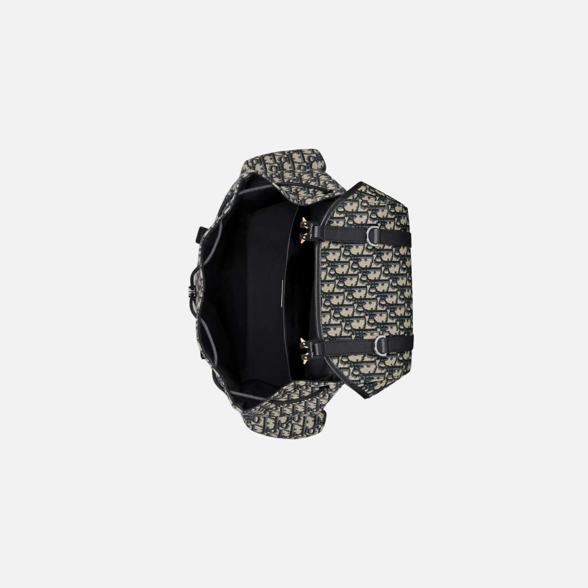 Hit The Road Flap Backpack in Calfskin and Jacquard - Image 3