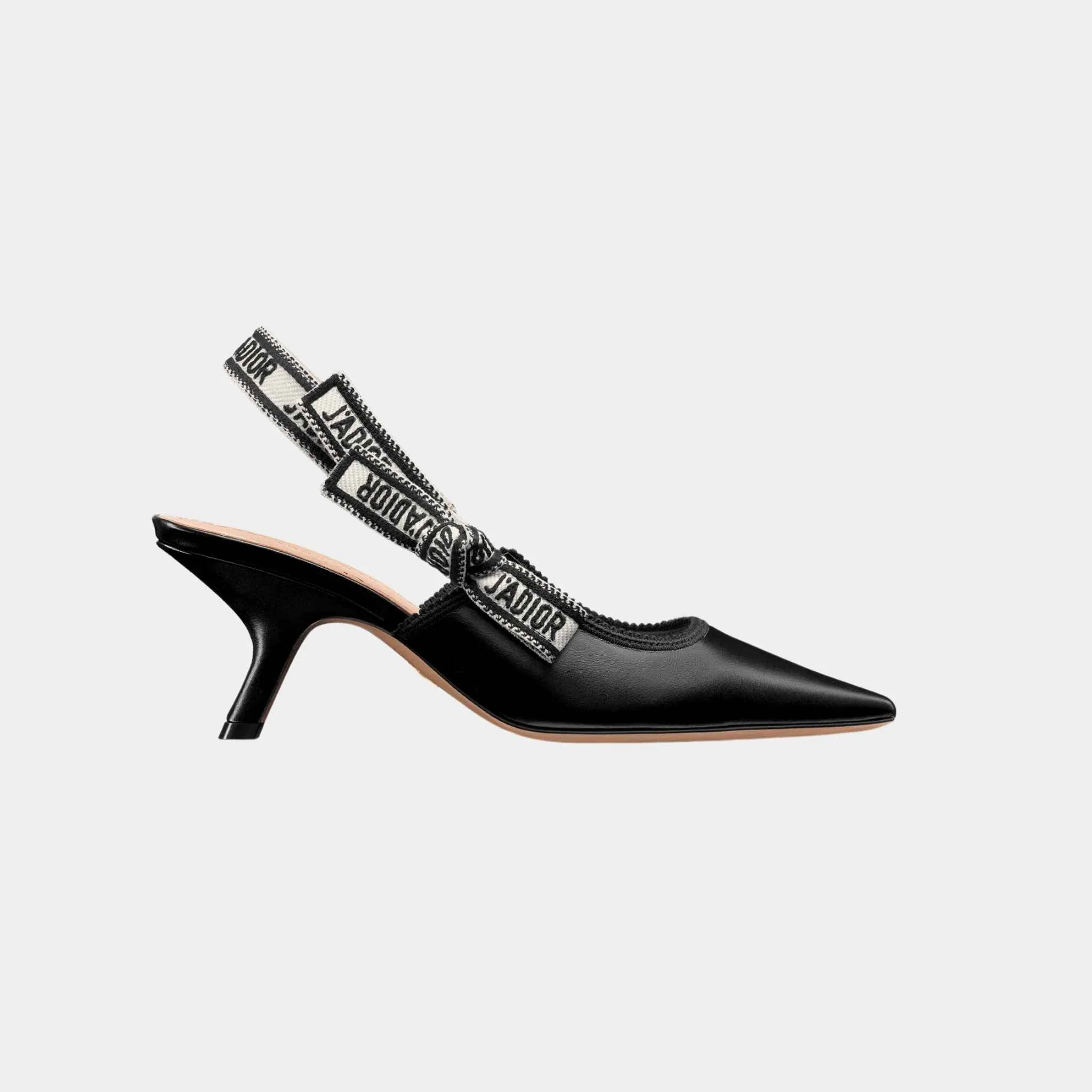 JAdior Slingback Pump Black Calfskin - Image 2