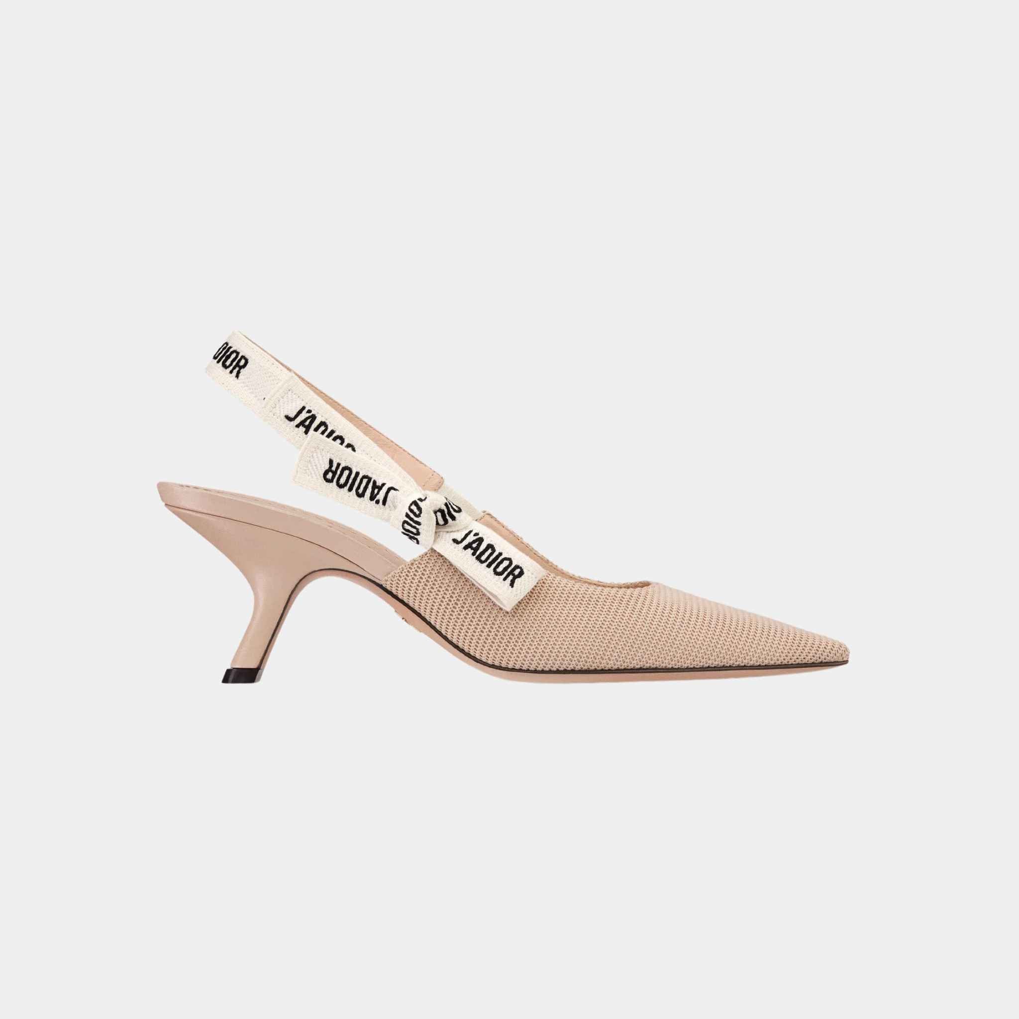 JAdior Slingback Pump Nude Technical Fabric 6.5 cm Heel - Image 2