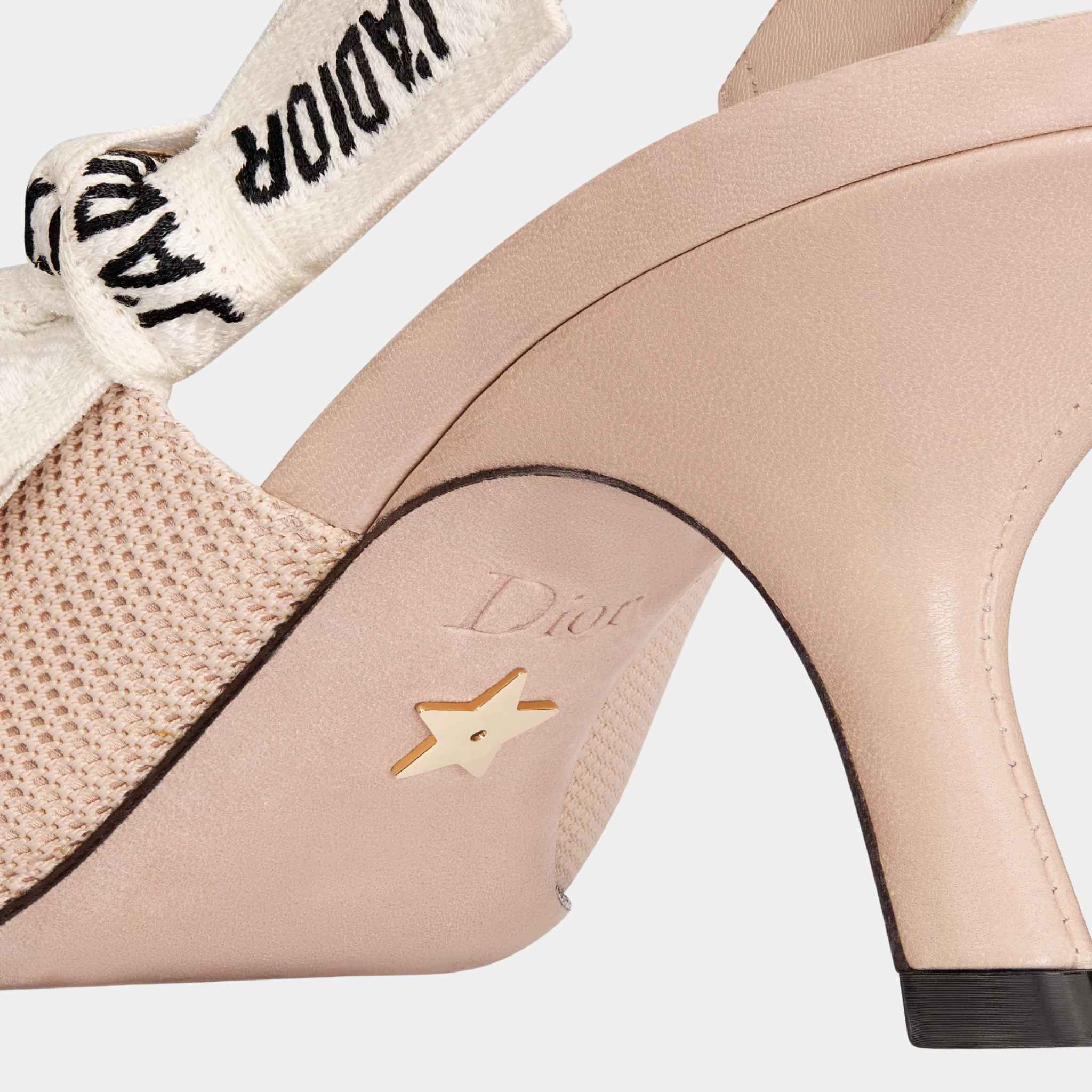 JAdior Slingback Pump Nude Technical Fabric 6.5 cm Heel - Image 3