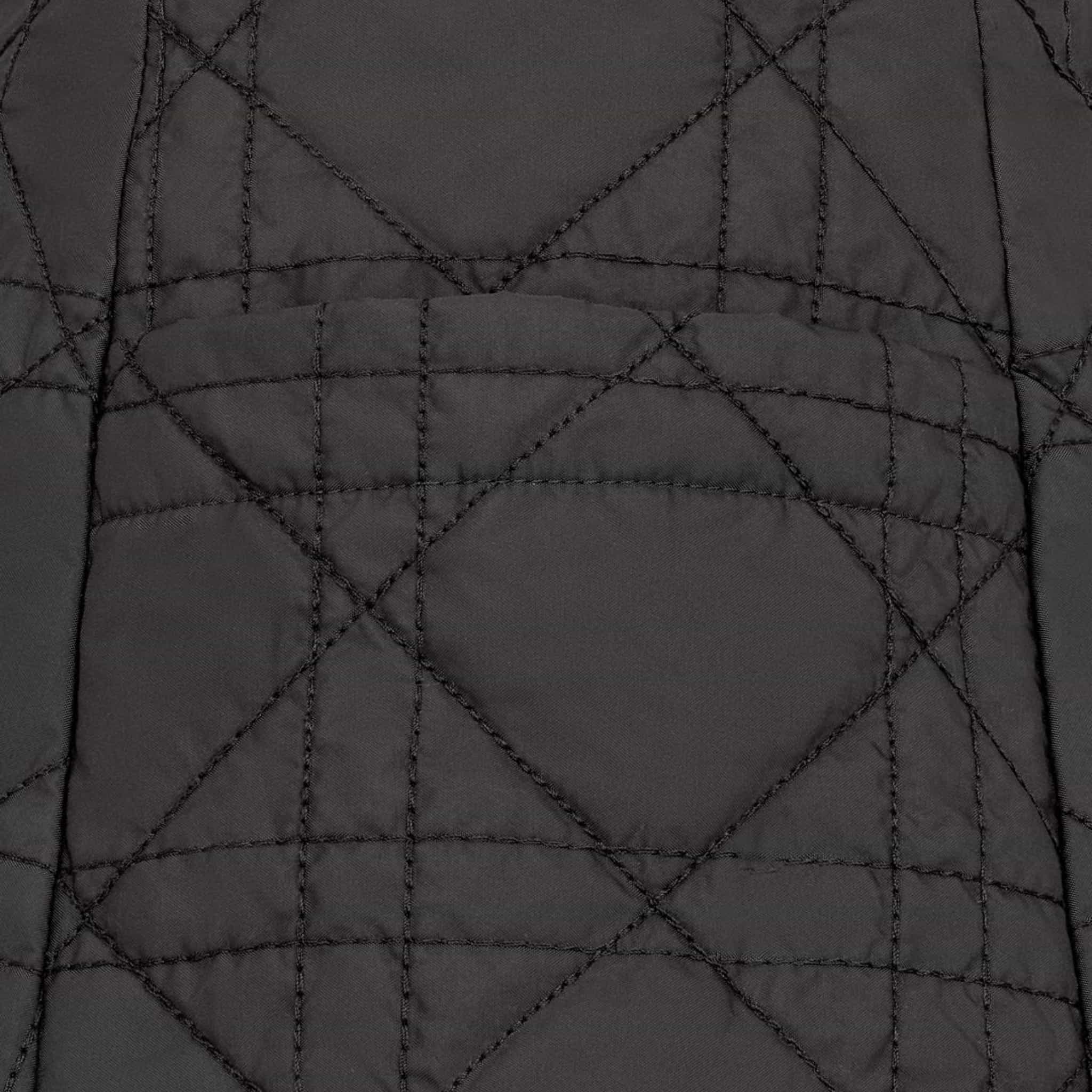 Kids A Line Skirt Black Cannage Embroidered Technical Fabric - Image 3