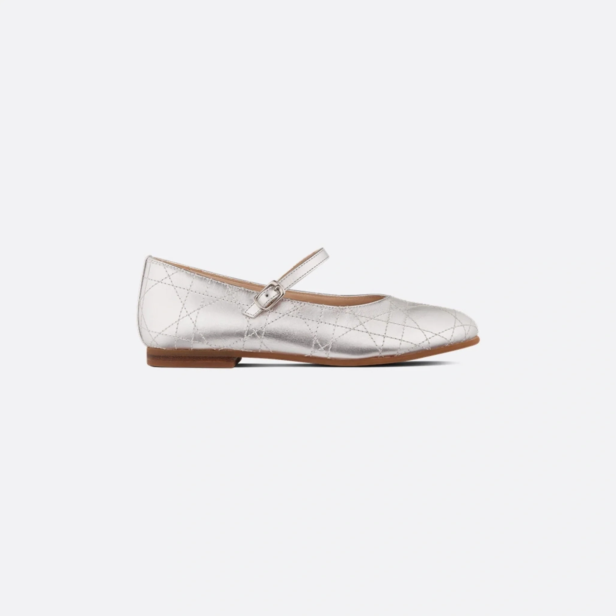 Kids Ballet Flat Cannage Calfskin - Image 4