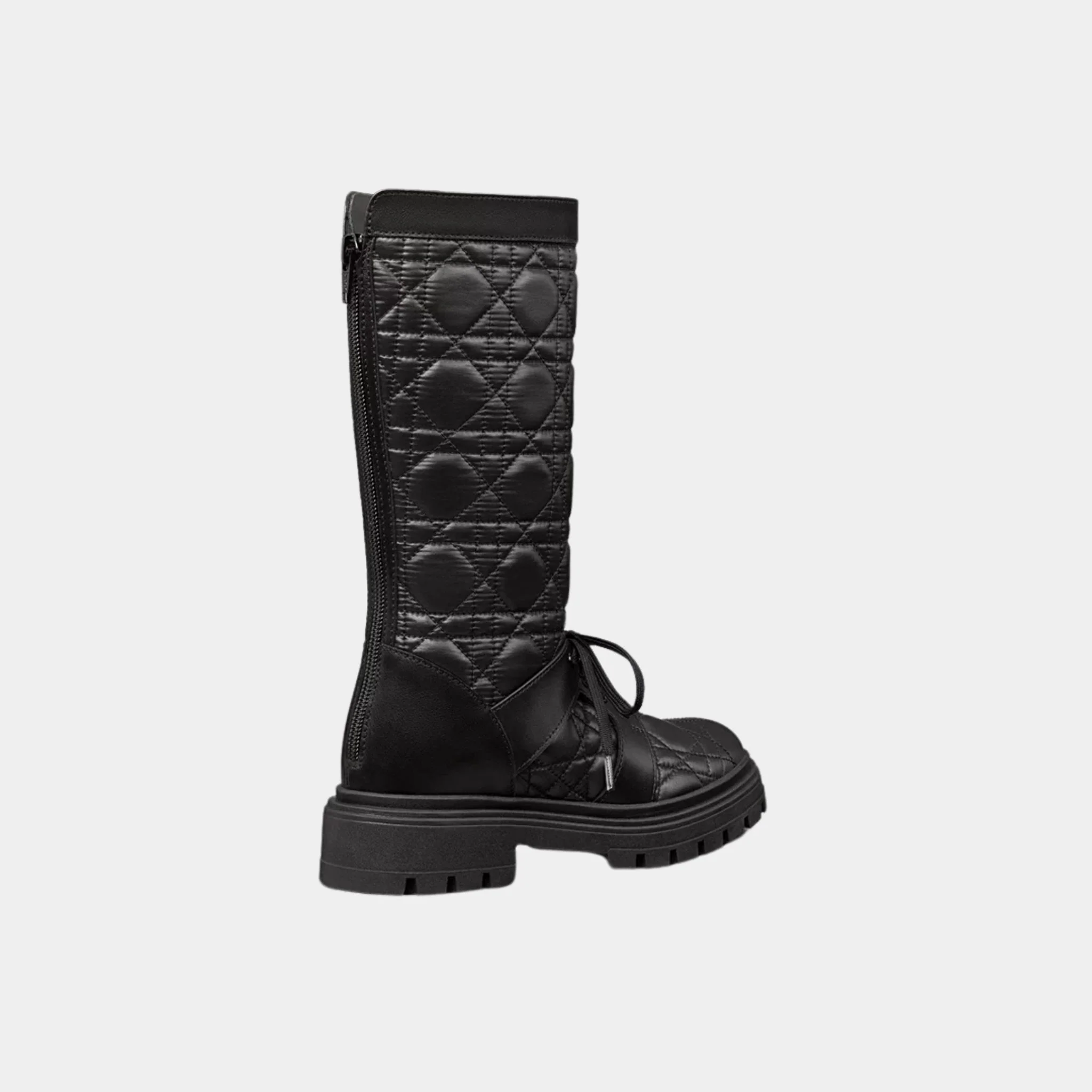 Kids Boot Black Cannage Technical Fabric - Image 3