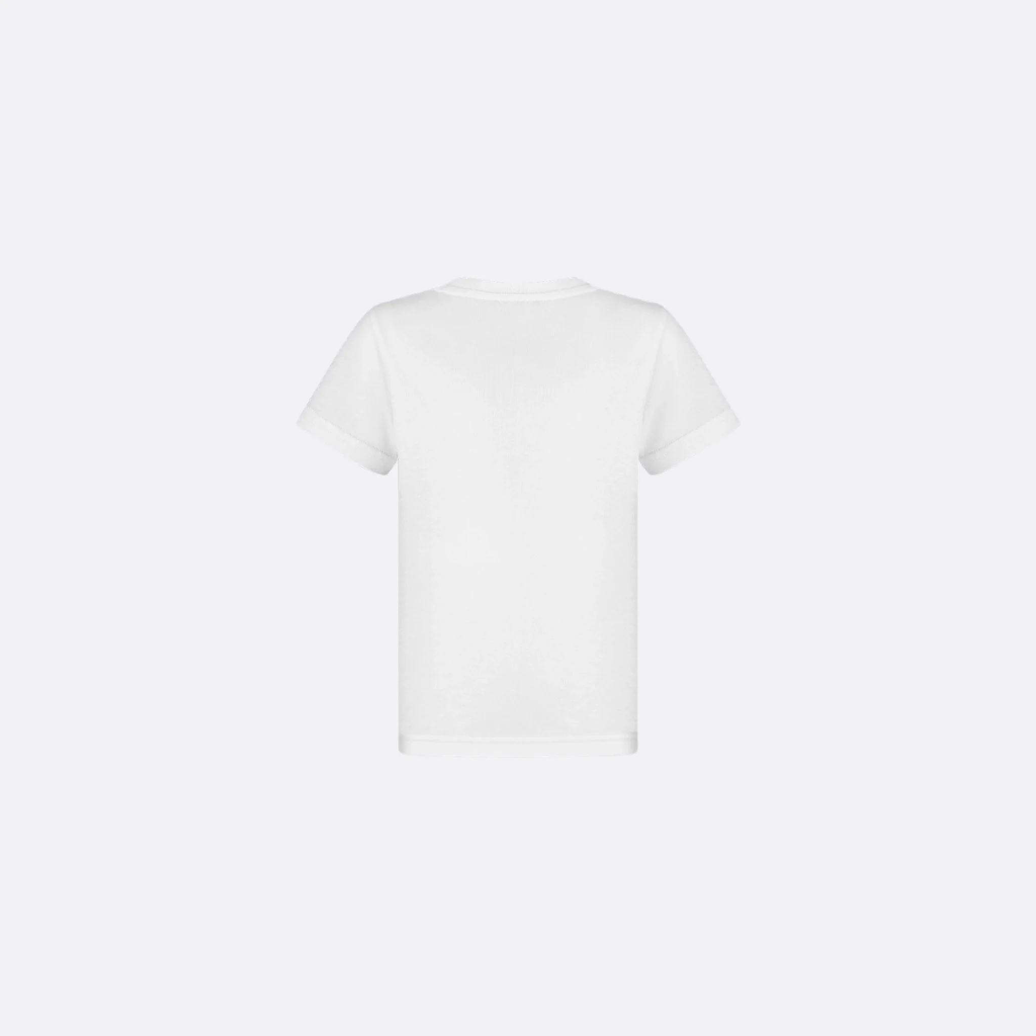 Kids CD Icon T-Shirt White Cotton Jersey - Image 2