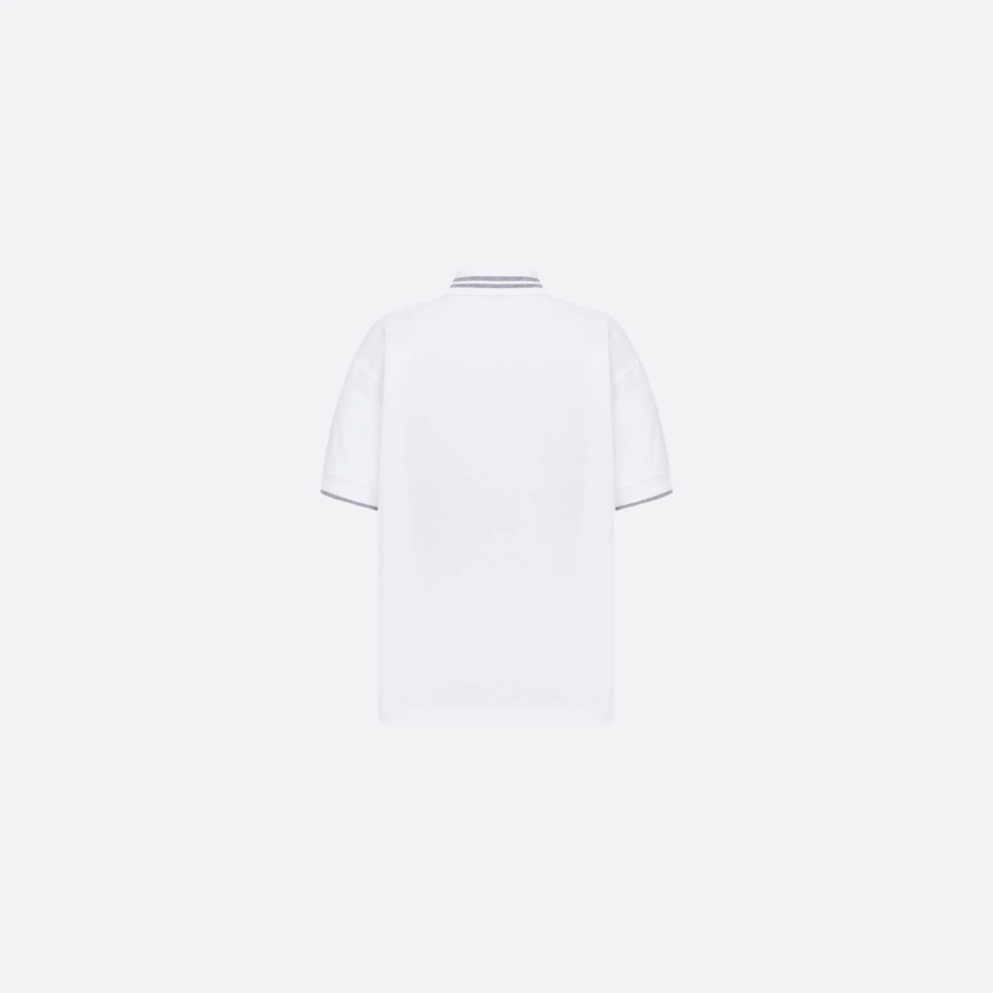 Kids Christian Dior Couture Polo Shirt White Cotton Pique - Image 2
