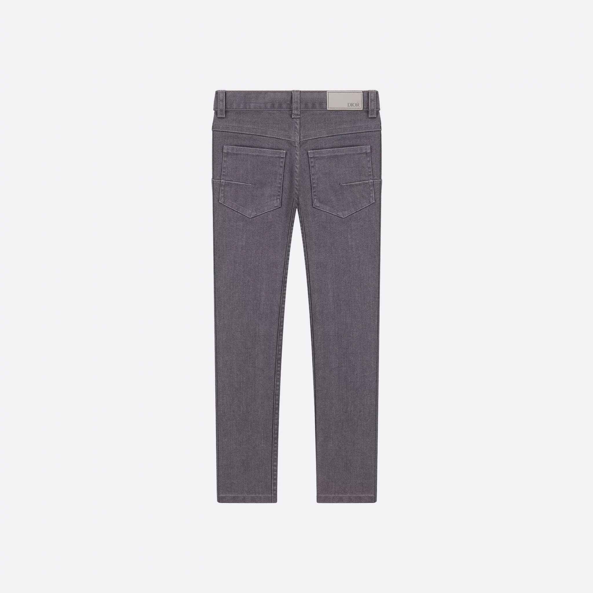Kids Jeans Gray Cotton Denim - Image 2