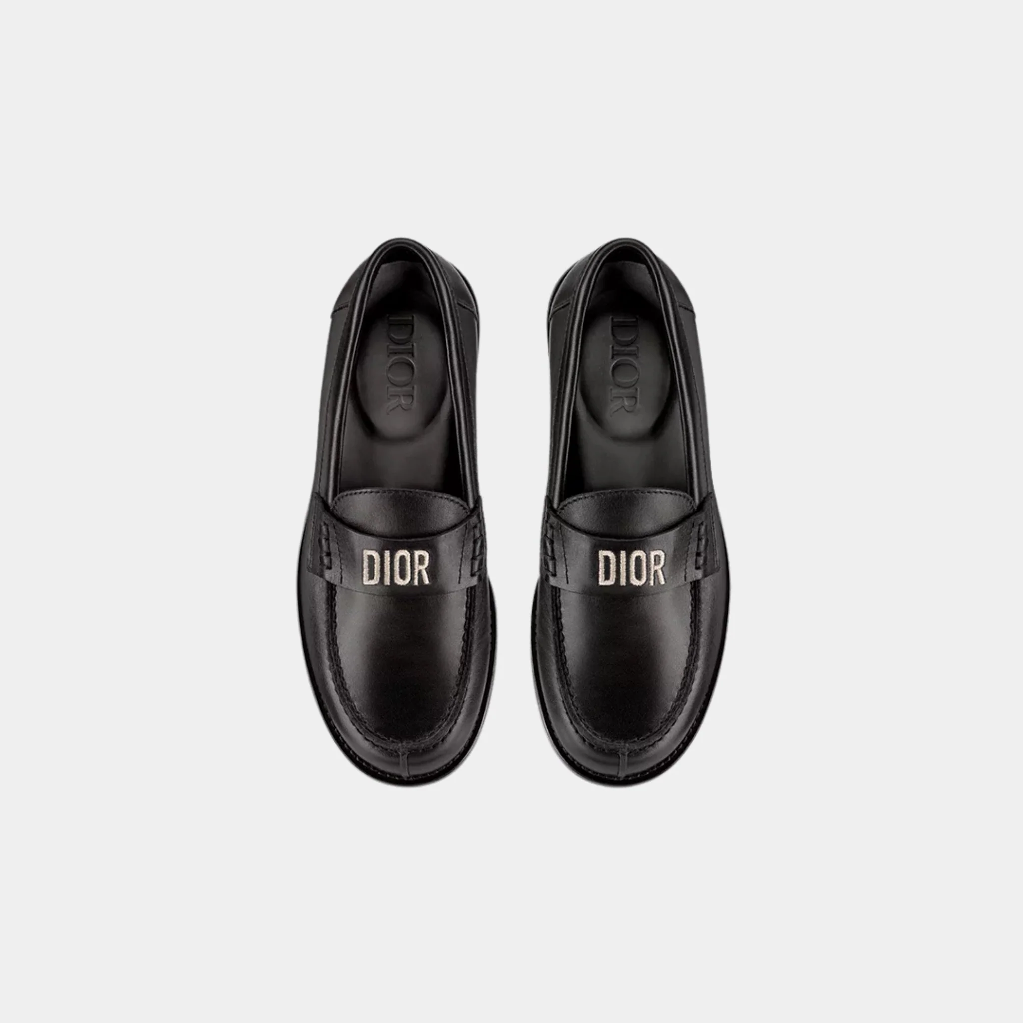 Kids Loafer Black Calfskin - Image 3