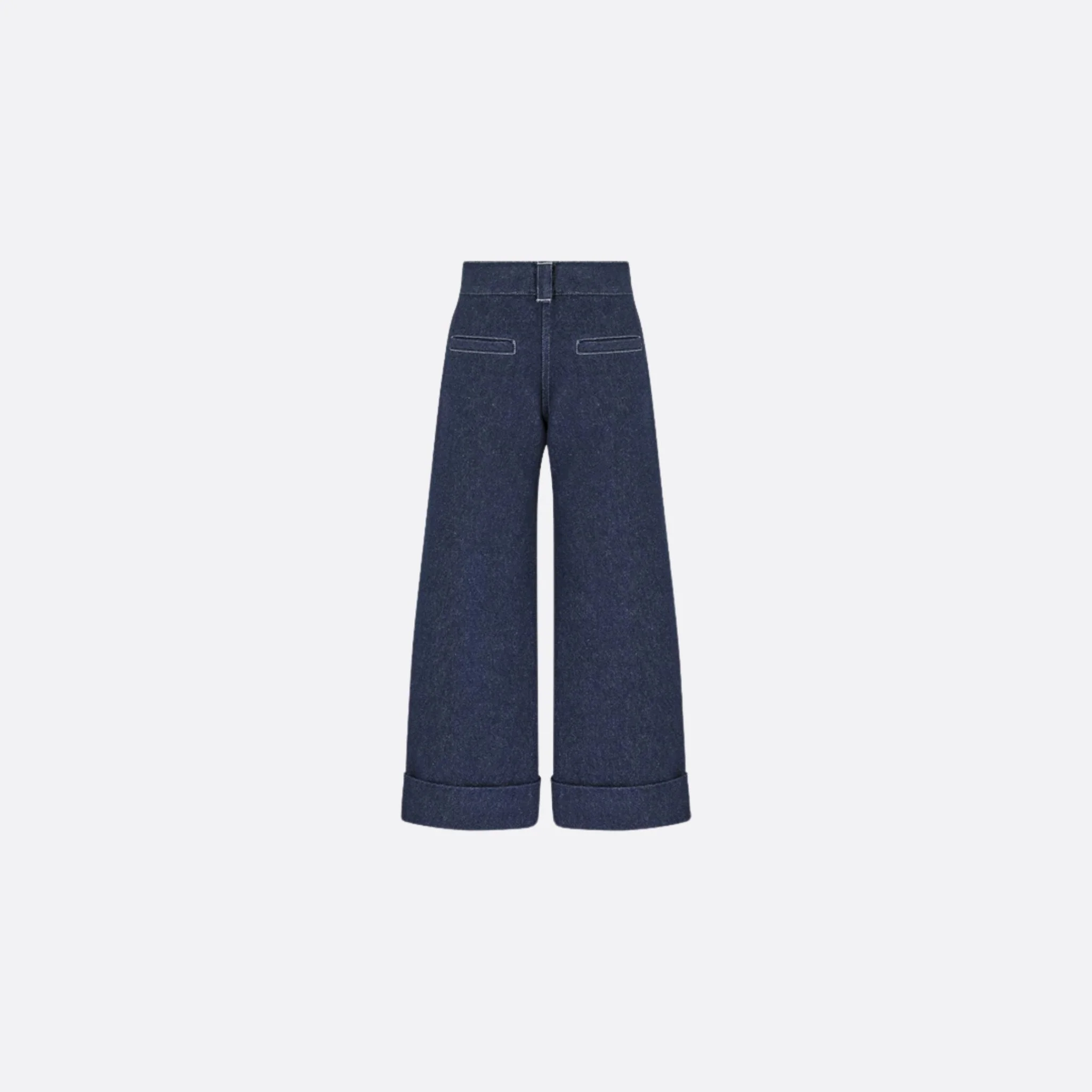 Kids Loose Fitting Jeans Navy Blue Cotton Denim - Image 2