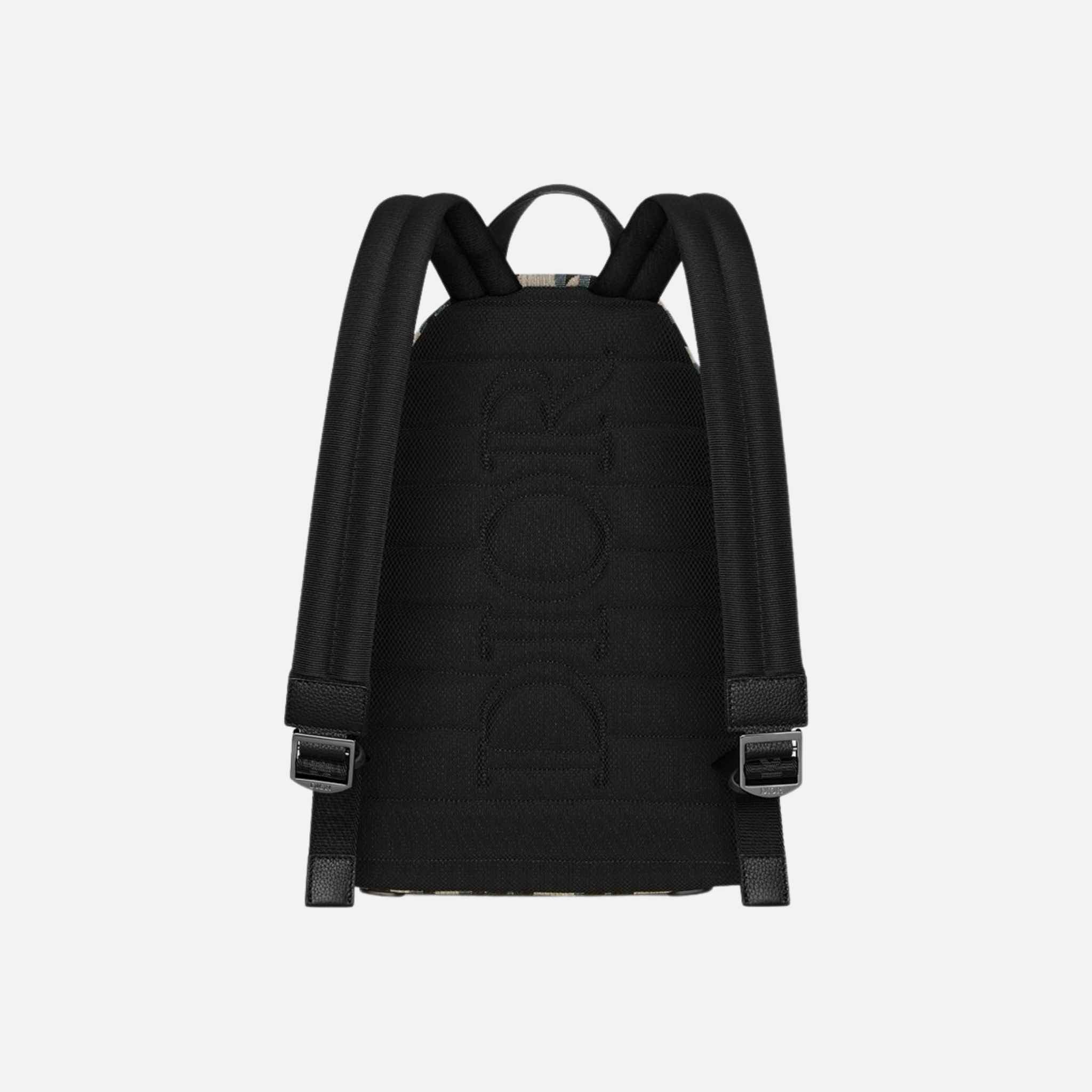 Kids Rider Backpack Beige and Blue Maxi Dior Oblique Jacquard - Image 3
