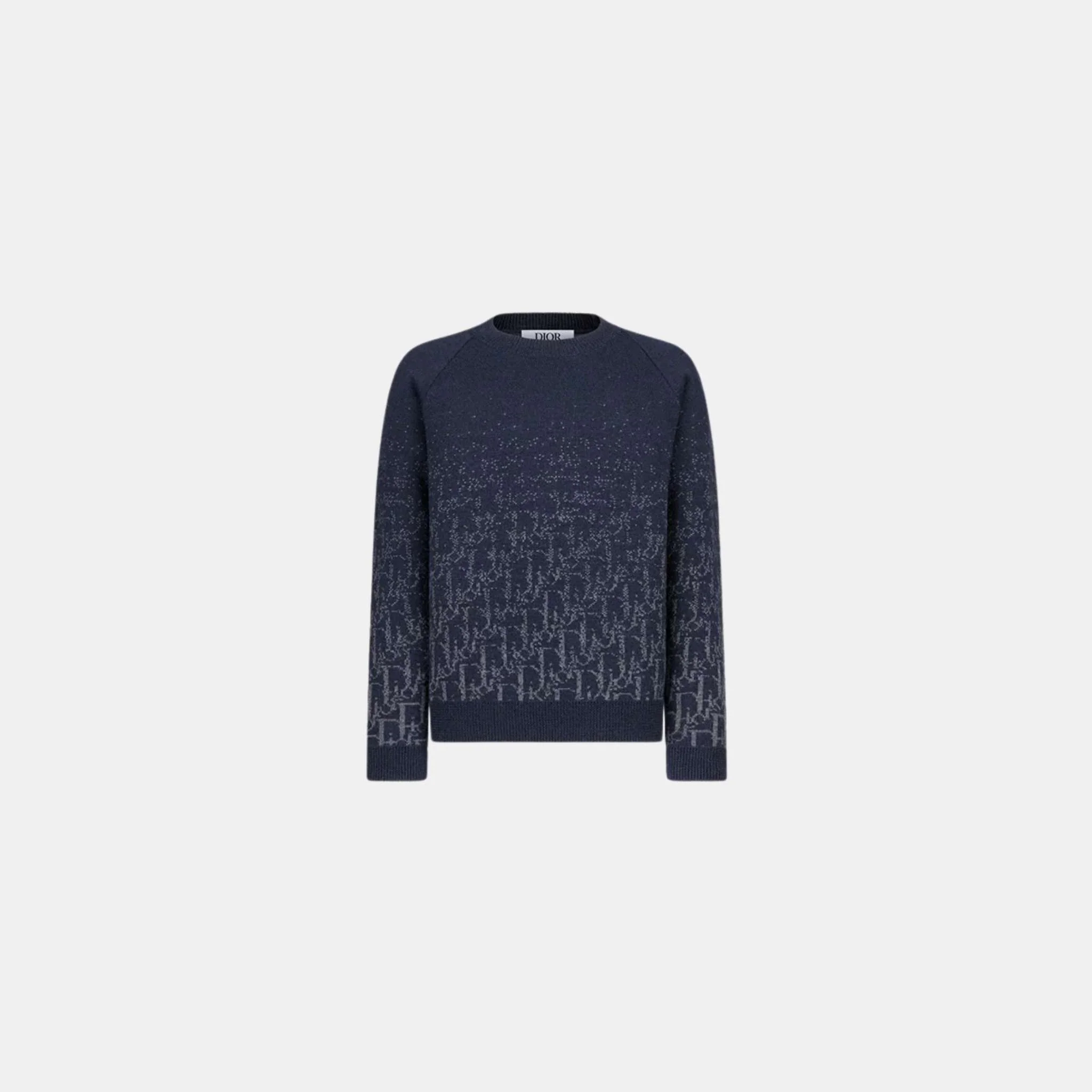 Kids Sweater Wool Knit Gradient Dior Oblique Jacquard - Image 3