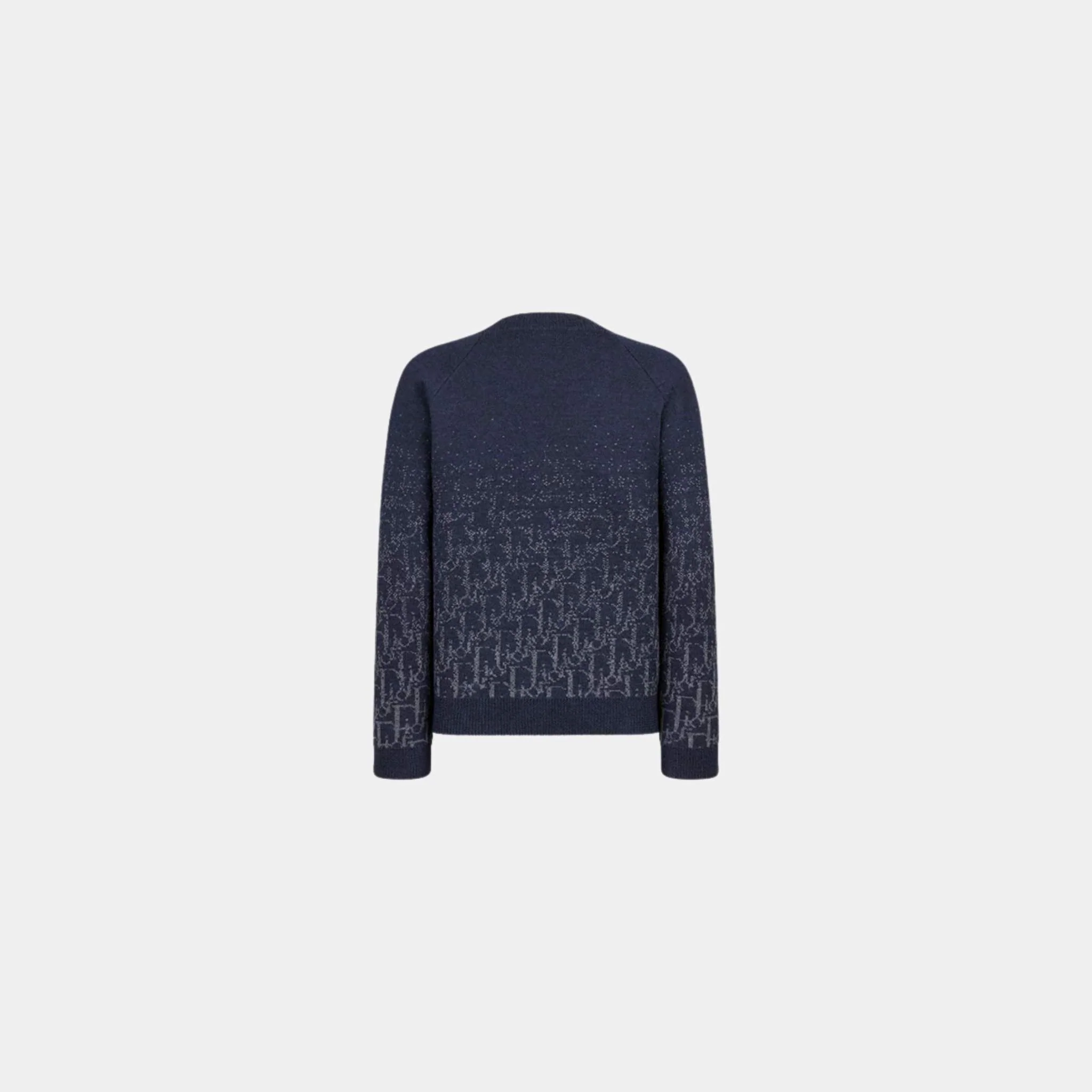 Kids Sweater Wool Knit Gradient Dior Oblique Jacquard - Image 4
