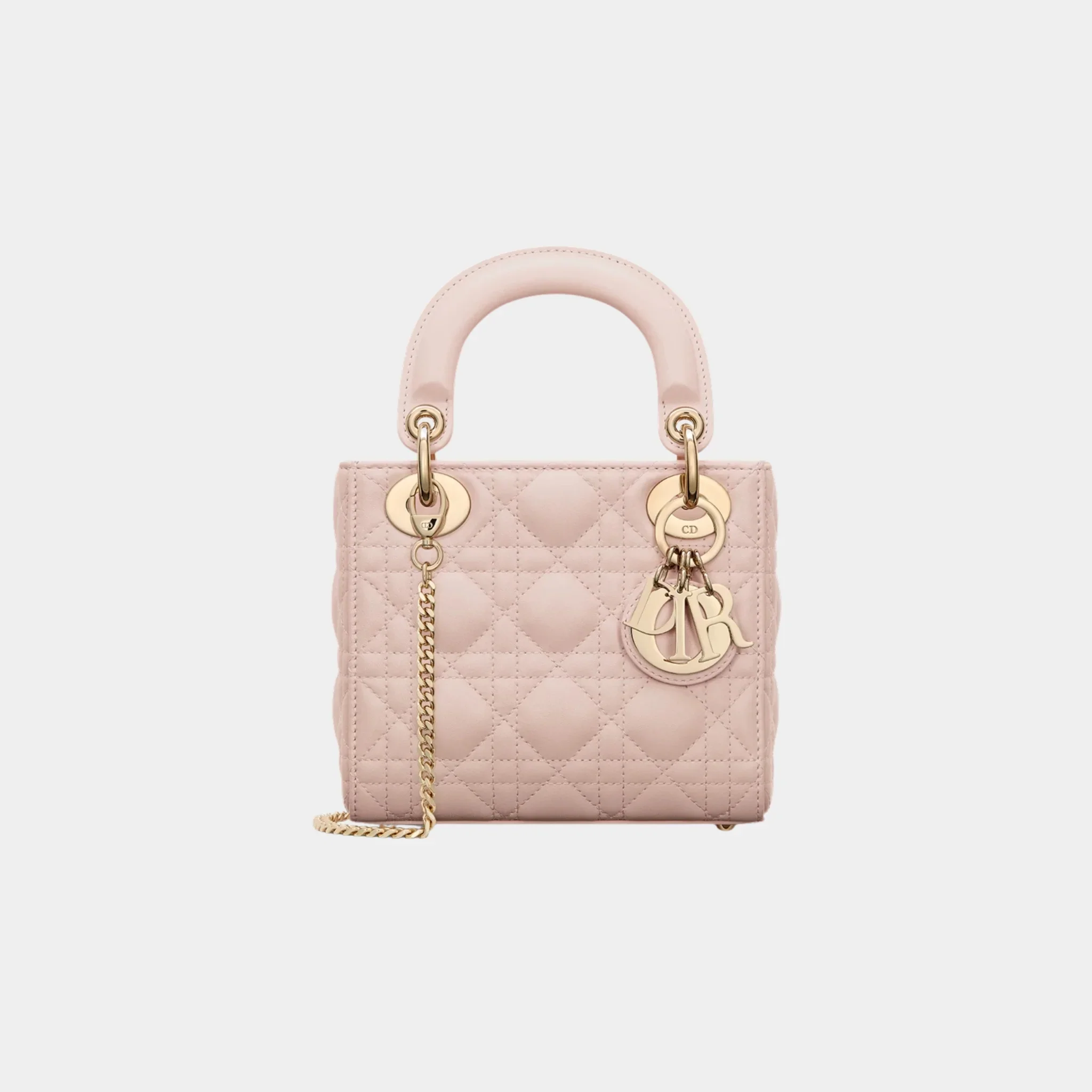 Lady Dior Mini Bag Cannage Lambskin - Image 5