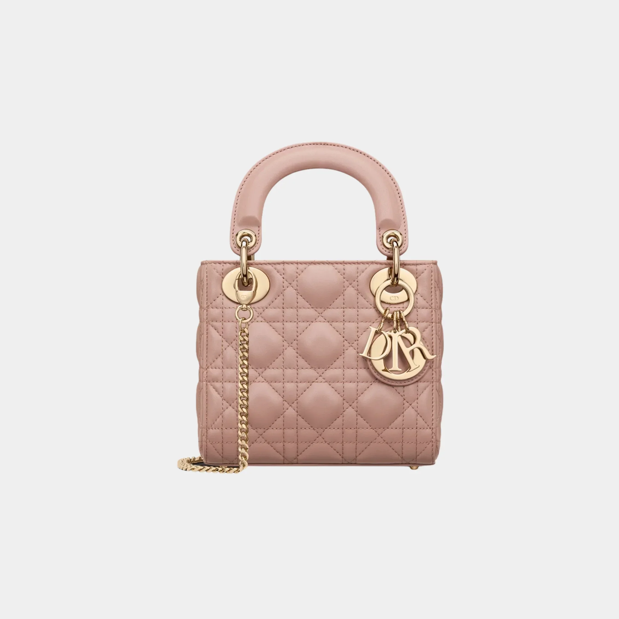 Lady Dior Mini Bag Cannage Lambskin - Image 7