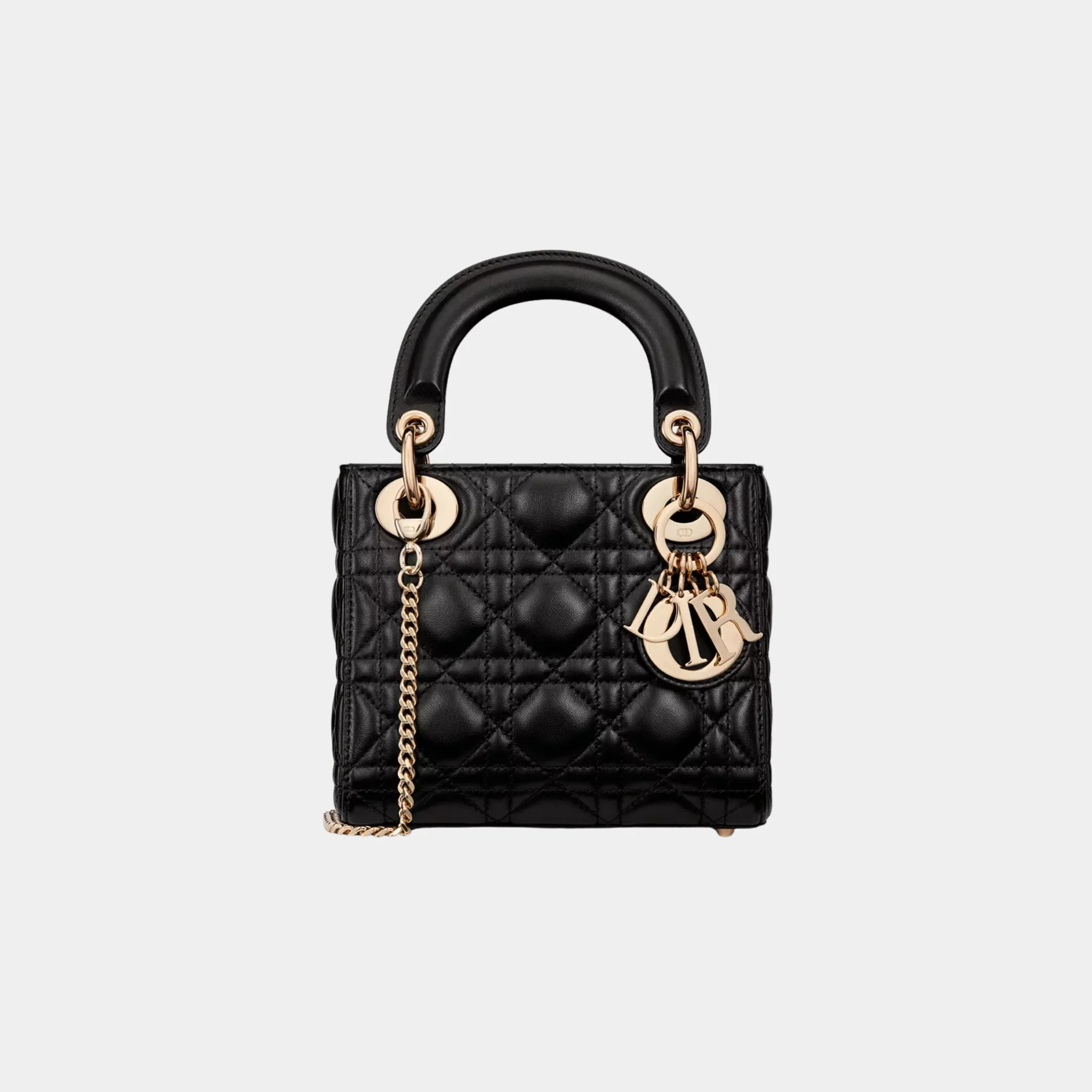 Lady Dior Mini Bag Cannage Lambskin - Image 9