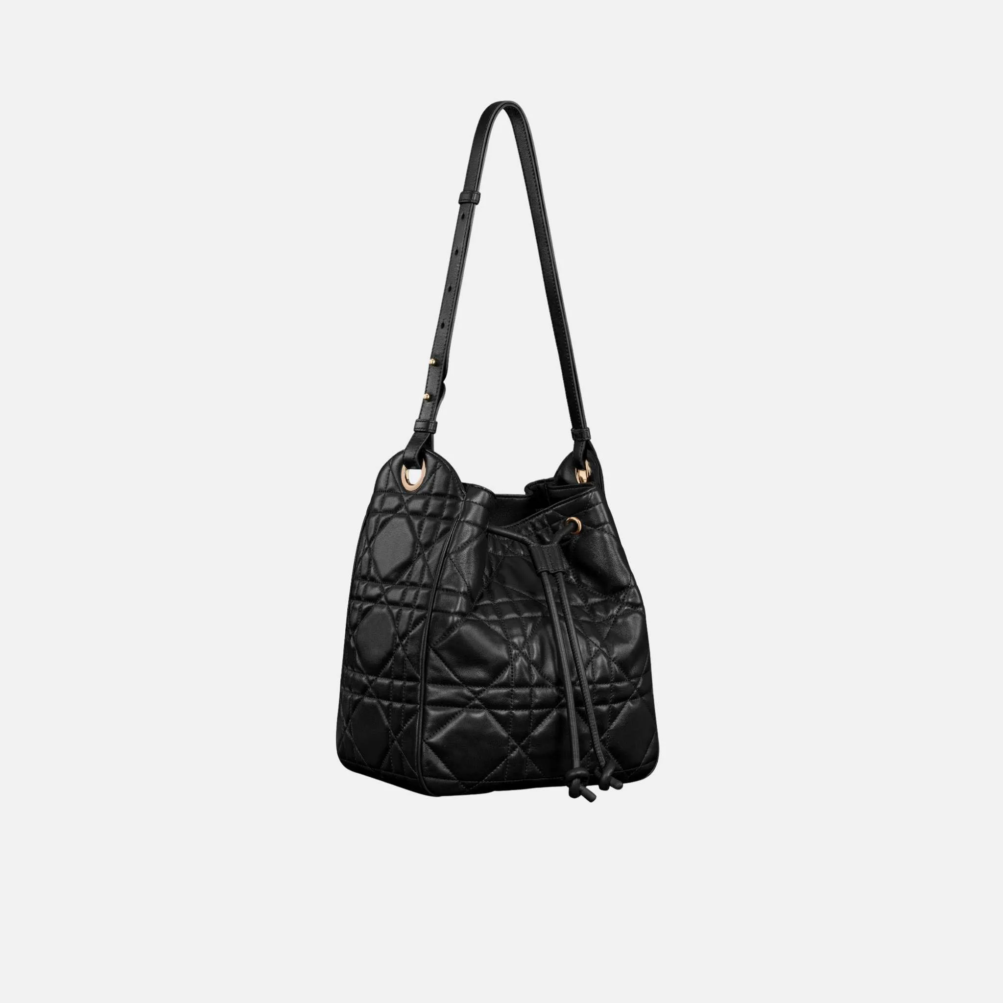 Medium D-Motion Bag Macrocannage Lambskin