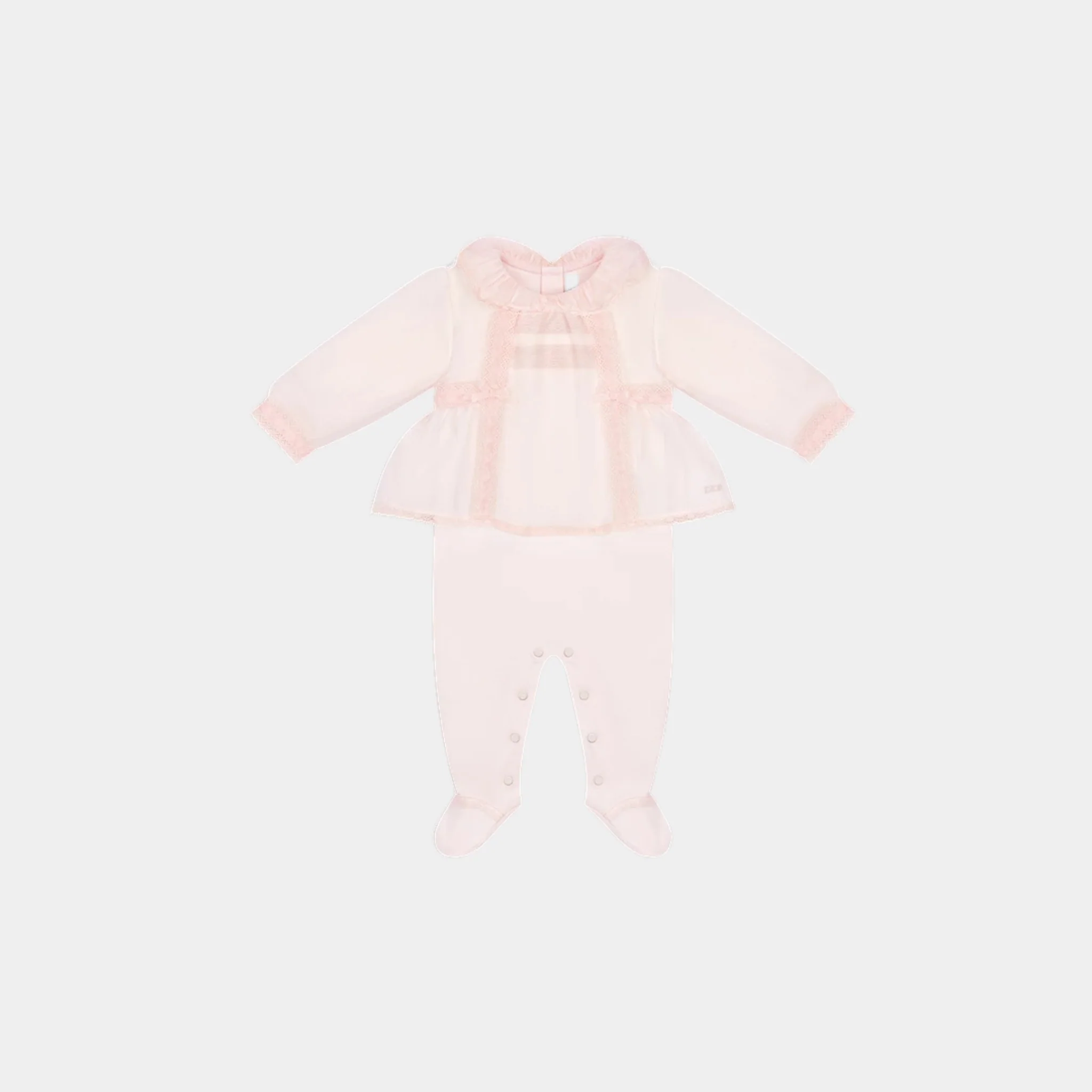 Nanouchka One-Piece Pajama Pale Pink