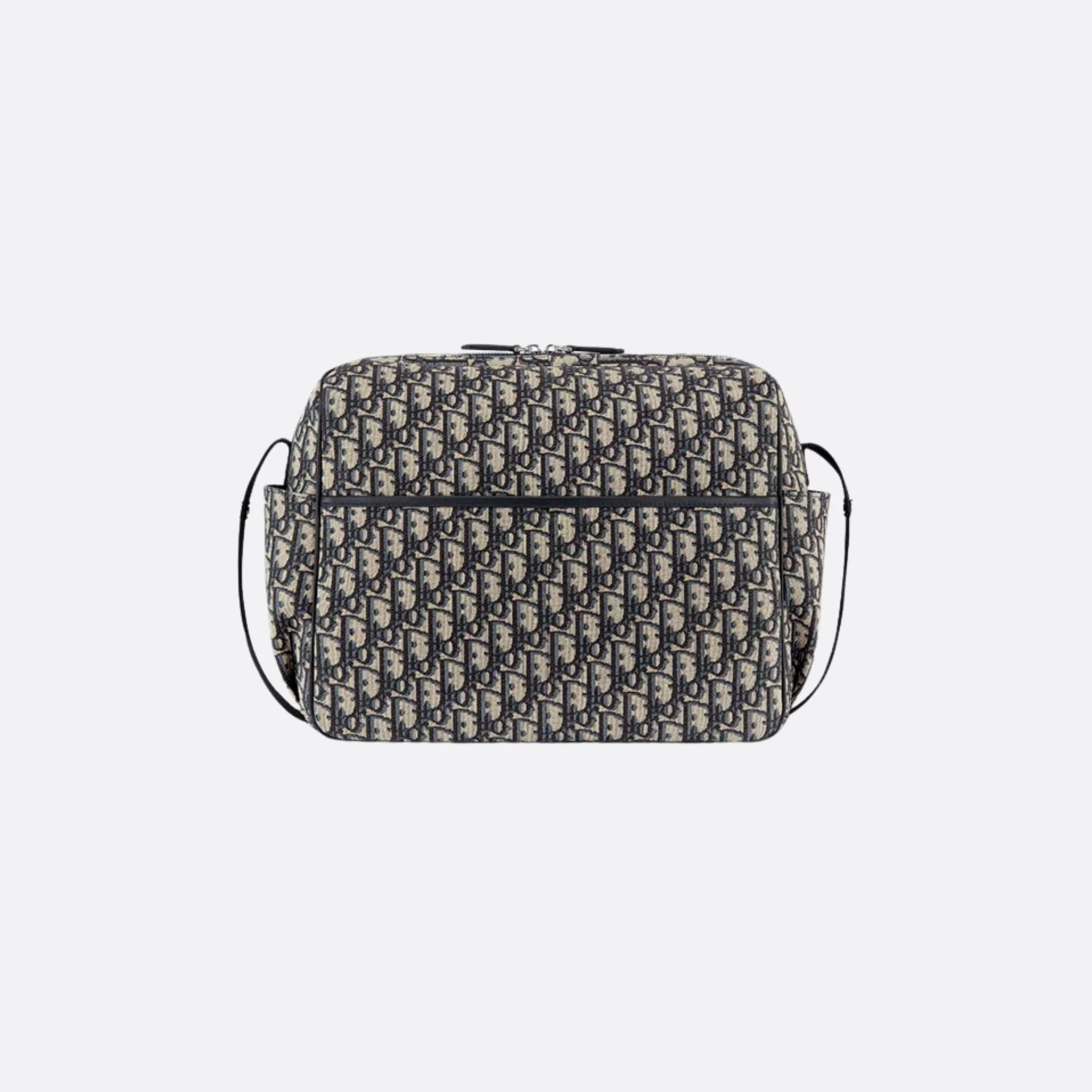Newborn Changing Bag Beige And Black Dior Oblique Jacquard - Image 2