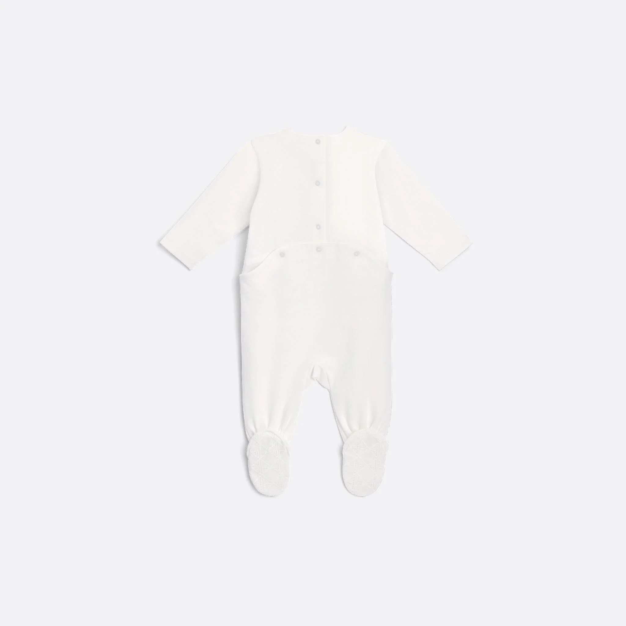Newborn Gift Set Ivory Cannage Cotton Jersey and Voile - Image 2