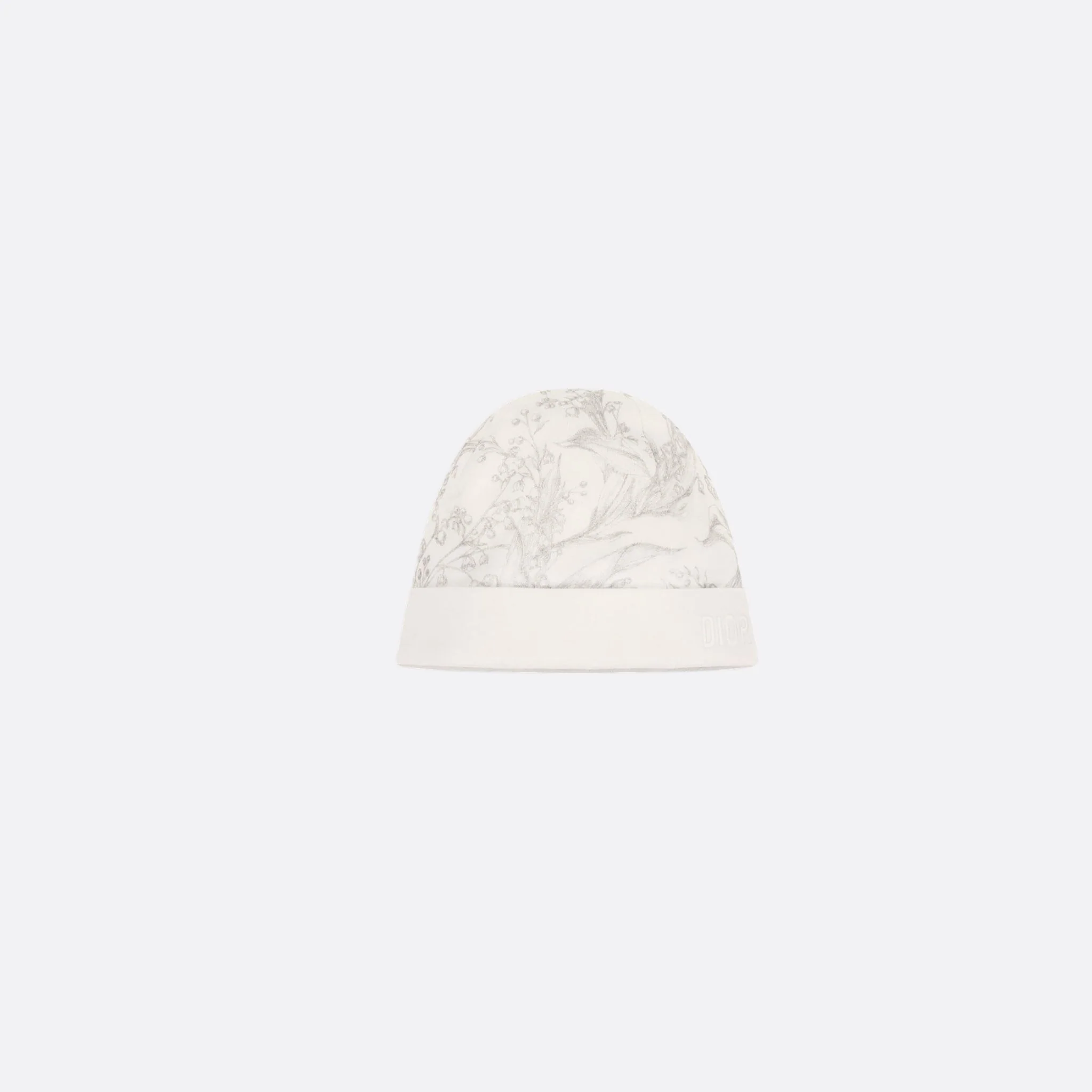 Newborn Gift Set Ivory Cotton with Lily of the Valley Print - Image 3