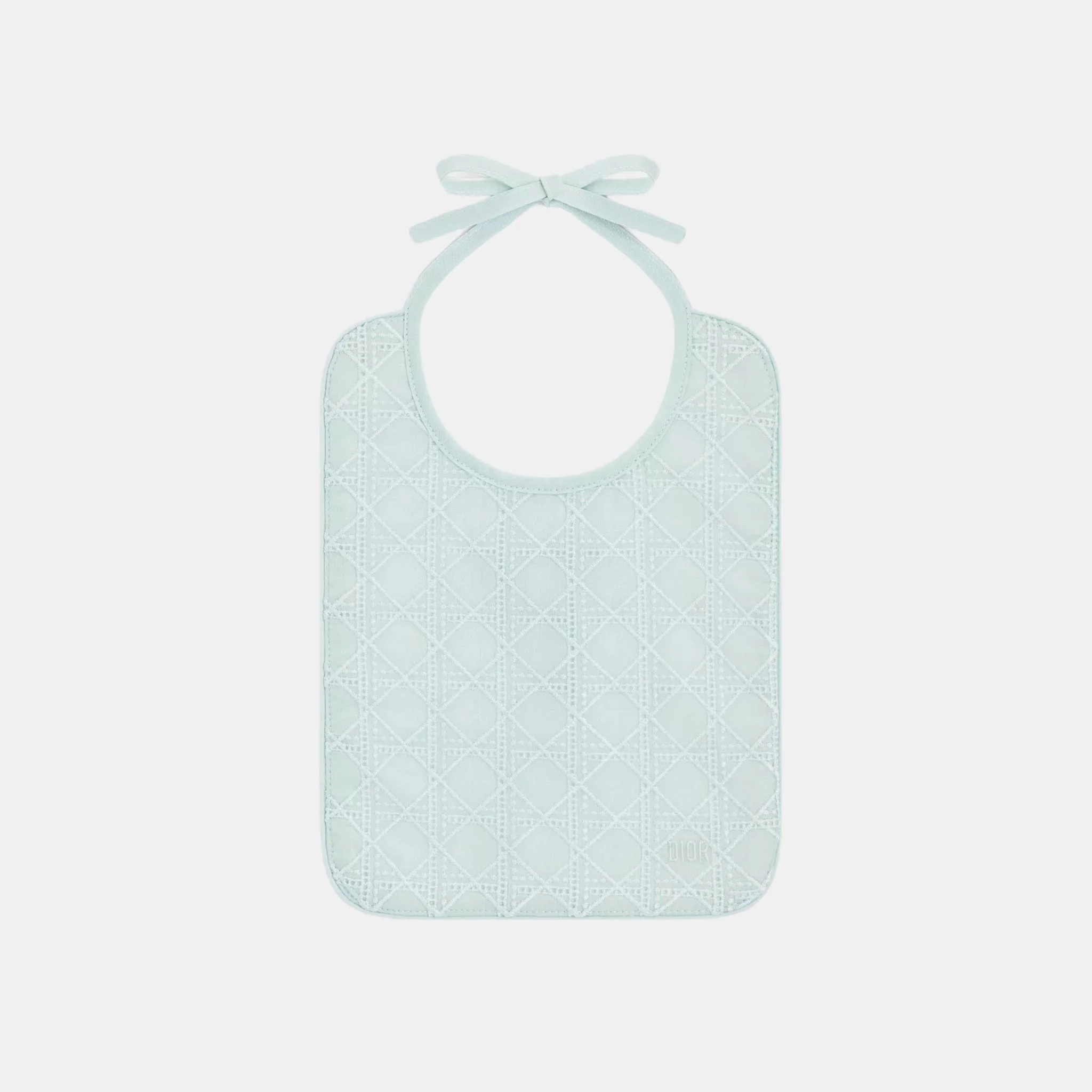 Newborn Gift Set Light Blue Cannage Cotton Jersey and Voile - Image 3