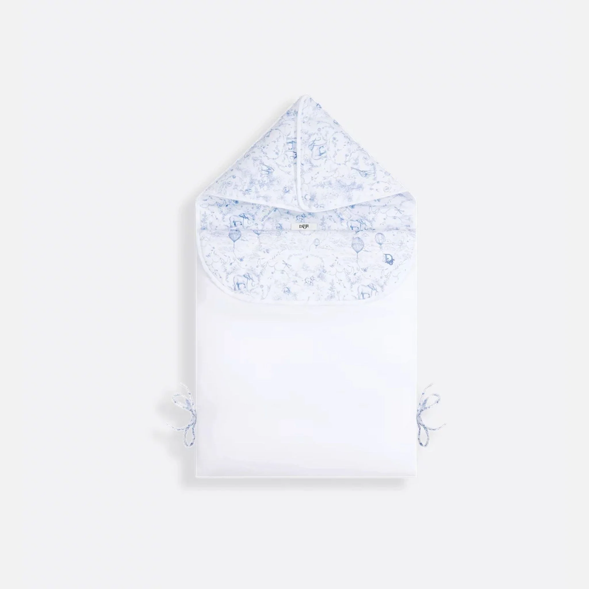 Newborn Sleeping Bag White Cotton Voile - Image 7