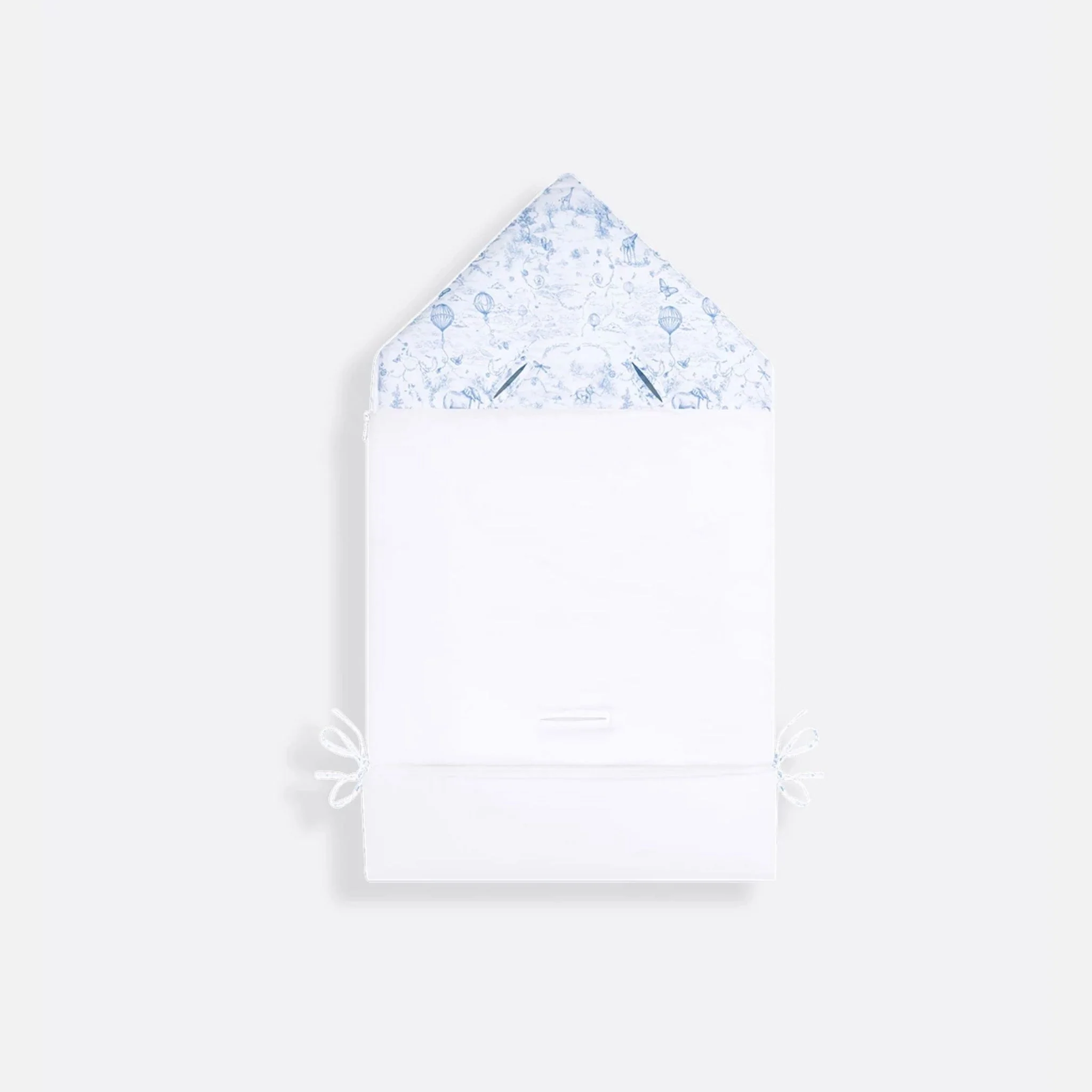 Newborn Sleeping Bag White Cotton Voile - Image 9